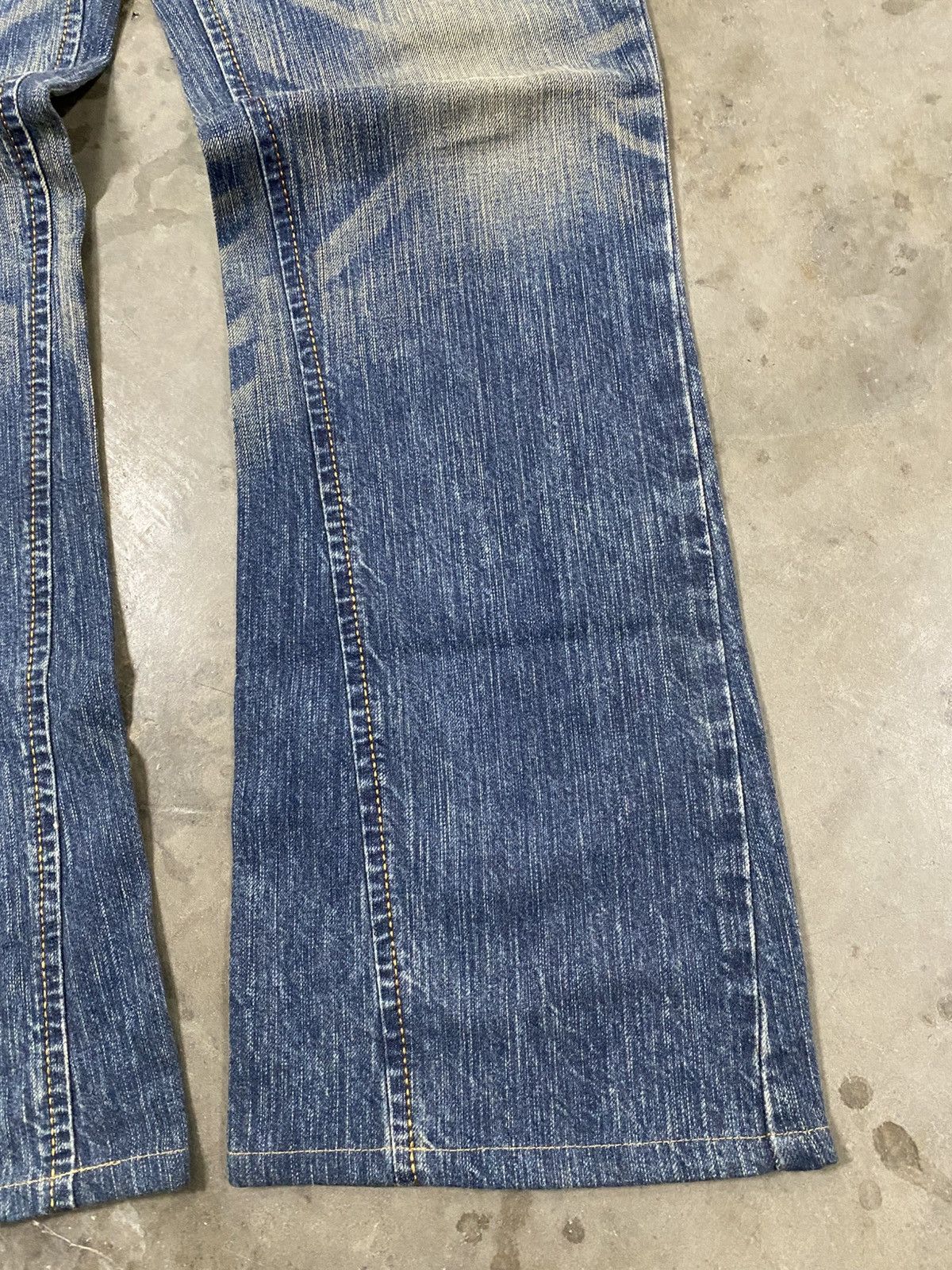 Edwin × Hysteric Glamour × If Six Was Nine Flare Jeans Japanese Edwin XVS Distressed @262 Size US 32 / EU 48 - 9 Thumbnail