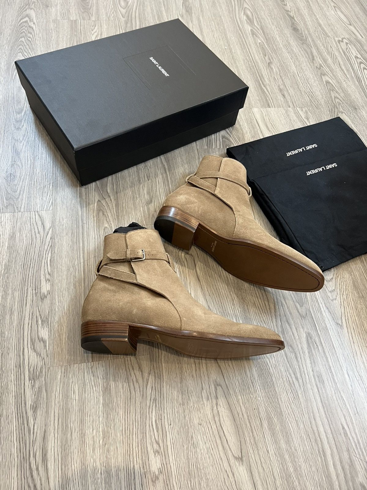 Hedi Slimane Saint Laurent Jodhpur Boots Size US 9 / EU 42 - 3 Thumbnail