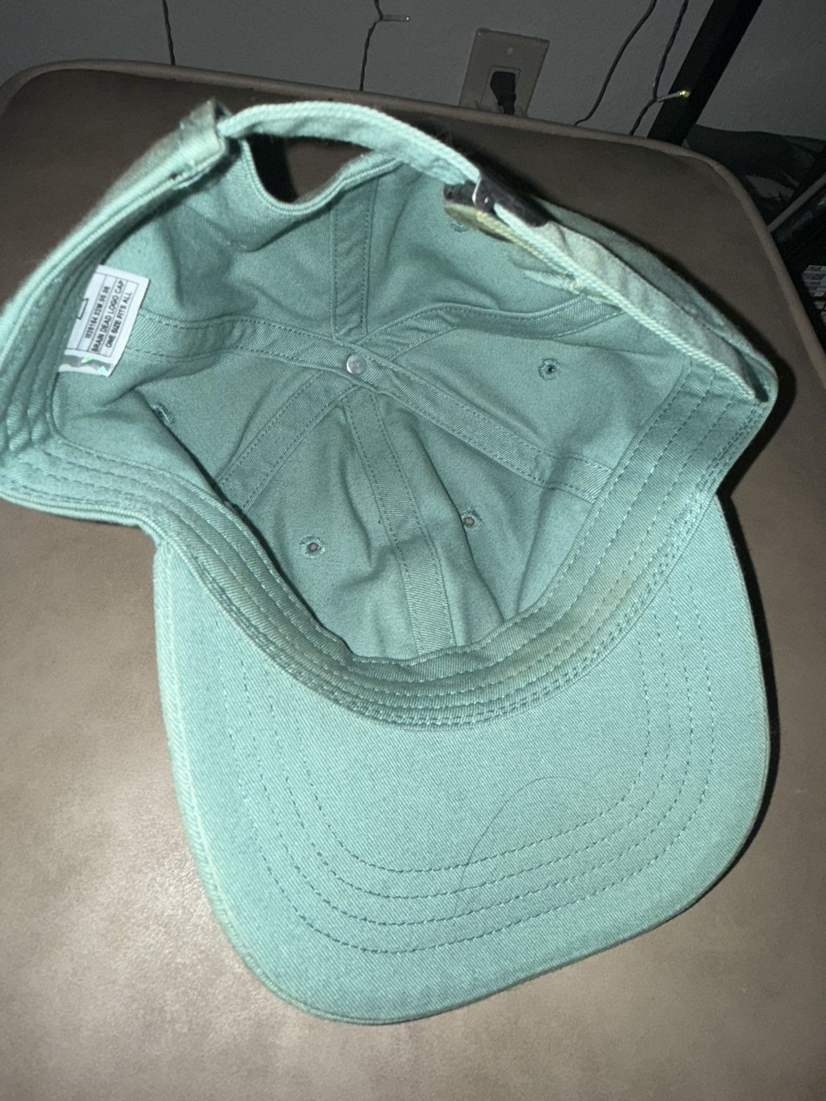 Brain Dead × Carhartt Wip Carhartt Brain Dead - Teal / Seafoam Canvas Dad Hat Size ONE SIZE - 4 Thumbnail