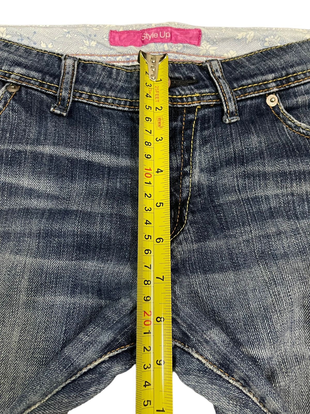 Hysteric Glamour Vintage Japanese Brand Blue Wash Style Flare Jeans Size US 30 / EU 46 - 11 Thumbnail