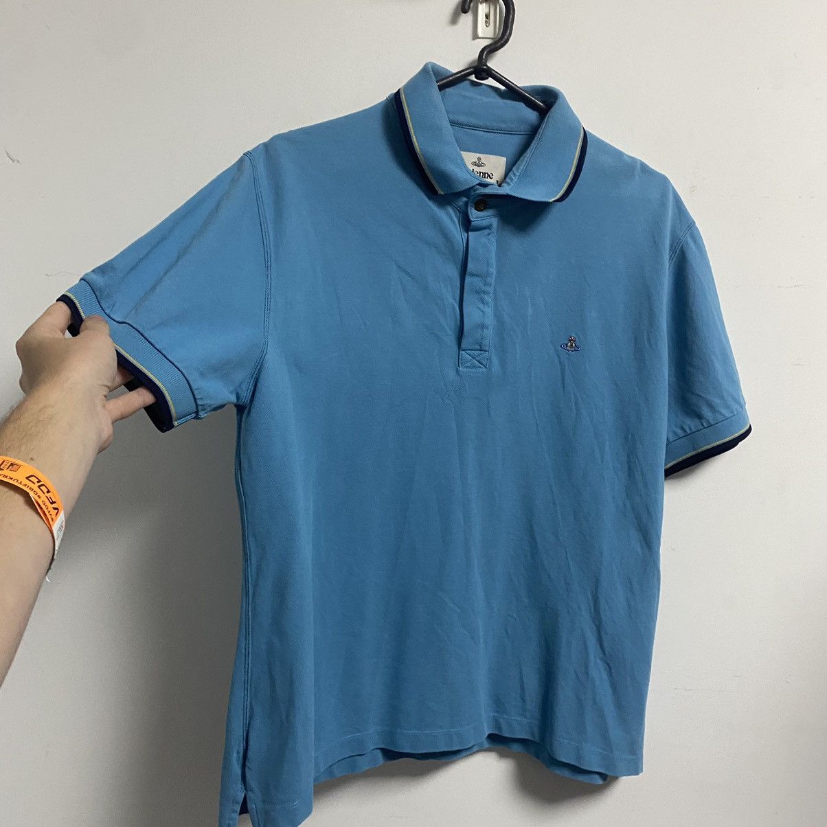 Vivienne Westwood Vivienne Westwood Polo Shirt Logo Orb Basic Y2k Size US XL / EU 56 / 4 - 4 Thumbnail