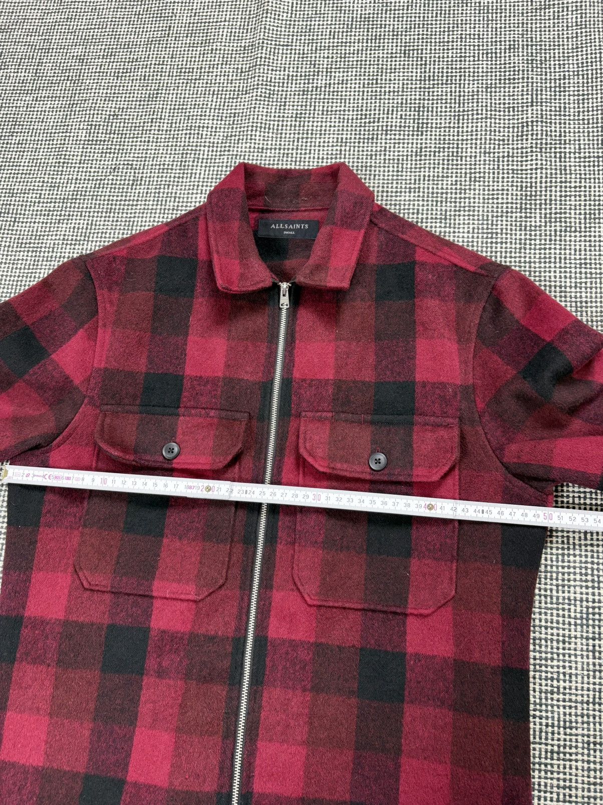 Allsaints Allsaints buffalo plaid zip up flannel jacket Size US S / EU 44-46 / 1 - 6 Thumbnail