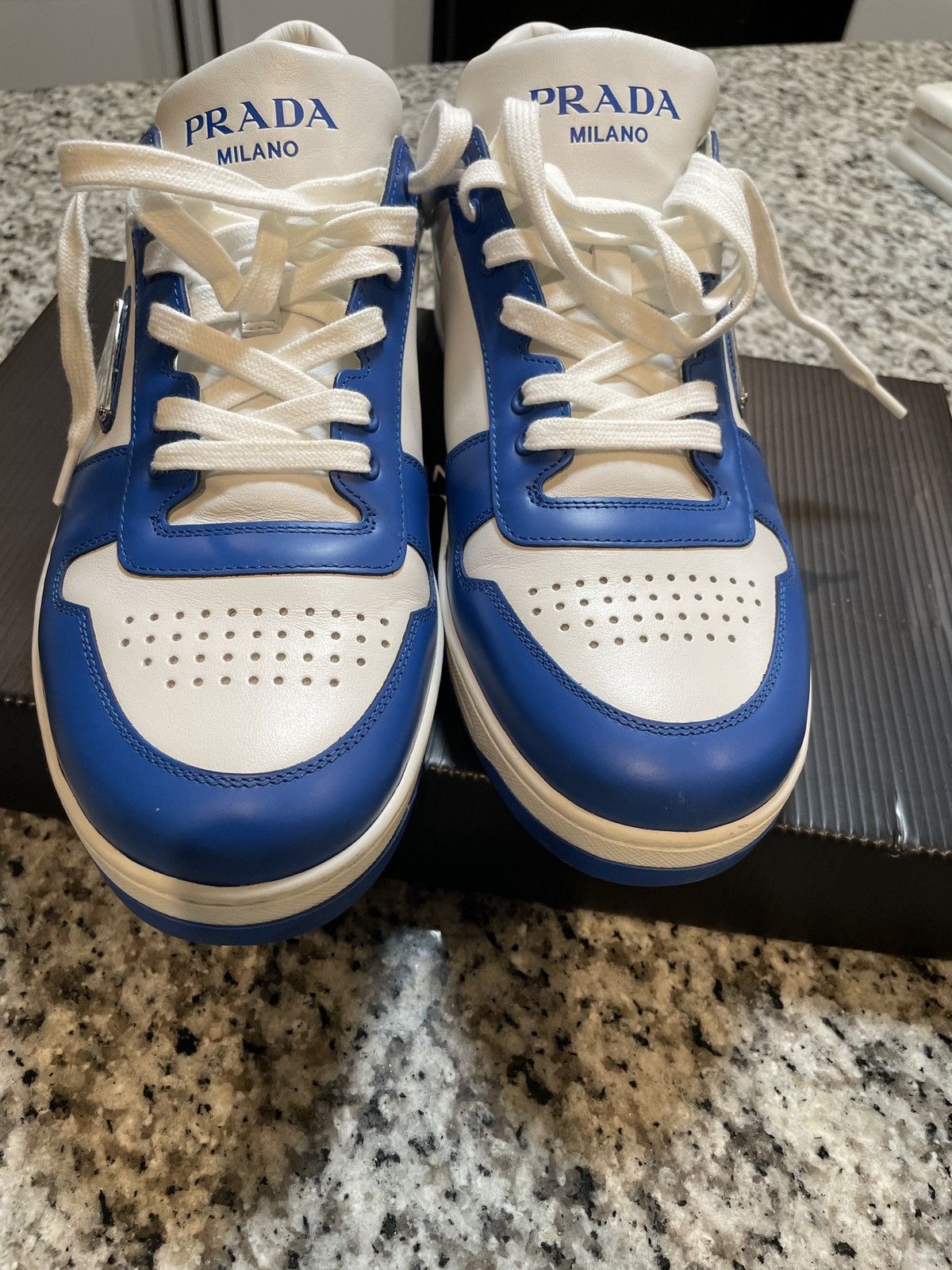 Prada Prada downtown leather “Colba Blue” Size US 9.5 / EU 42-43 - 4 Thumbnail