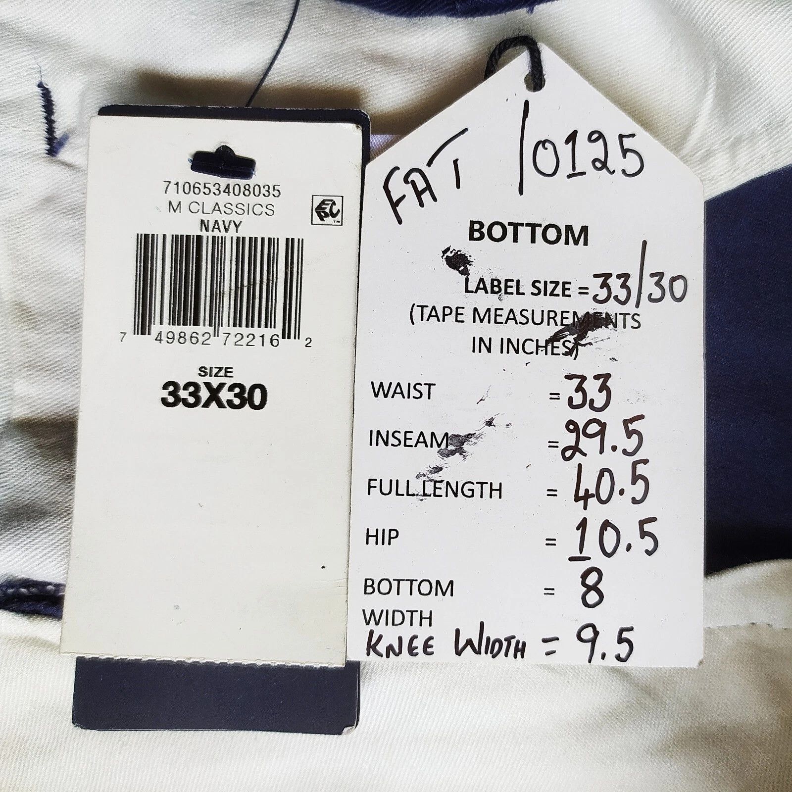 Polo Ralph Lauren Polo Ralph Lauren Classic Fit Chino Pant FAT 0125 Size US 33 - 2 Thumbnail