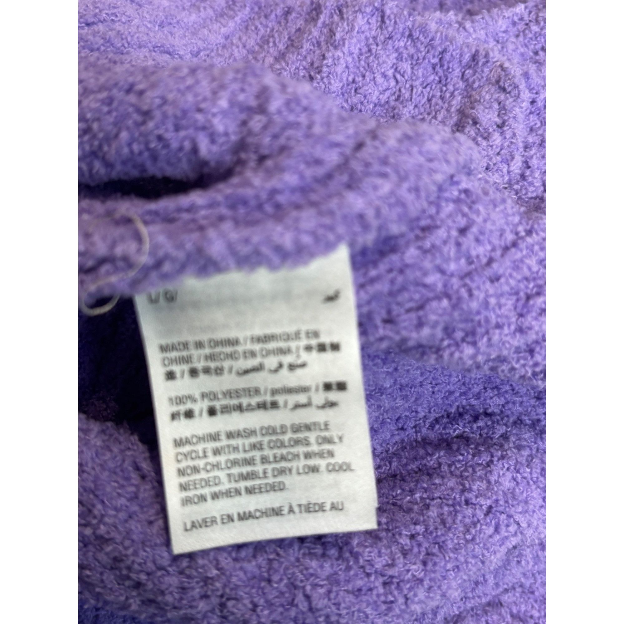 Other Style & Co Cozy Chenille V-Neck Sweater, Lilac Kiss, L Size L / US 10 / IT 46 - 8 Thumbnail