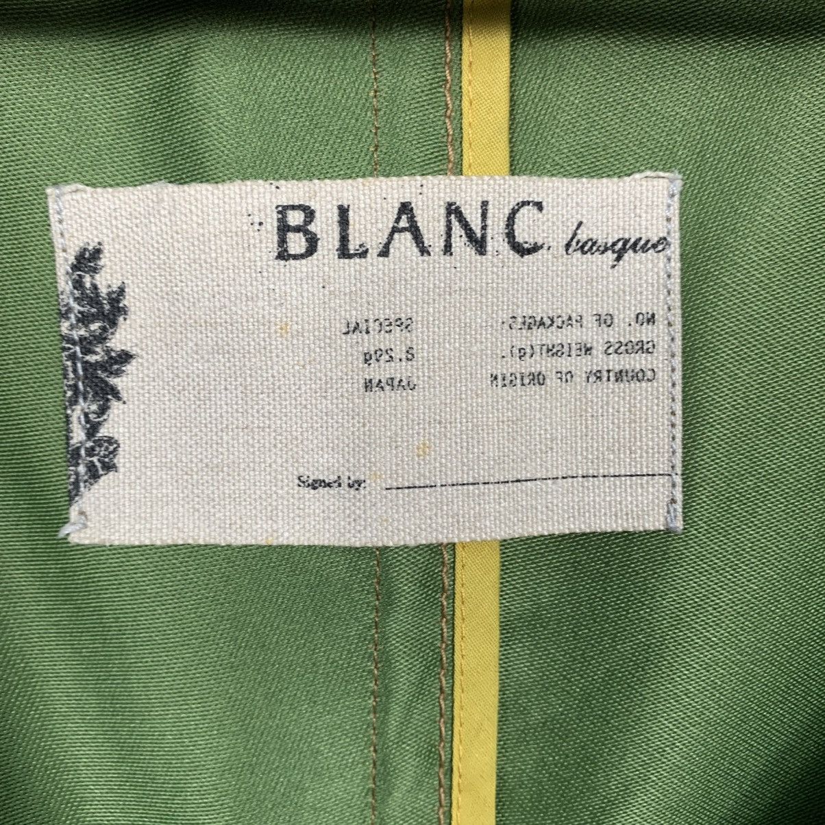 Japanese Brand Blanc Basque Double Breasted Coat Size XS / US 0-2 / IT 36-38 - 15 Thumbnail