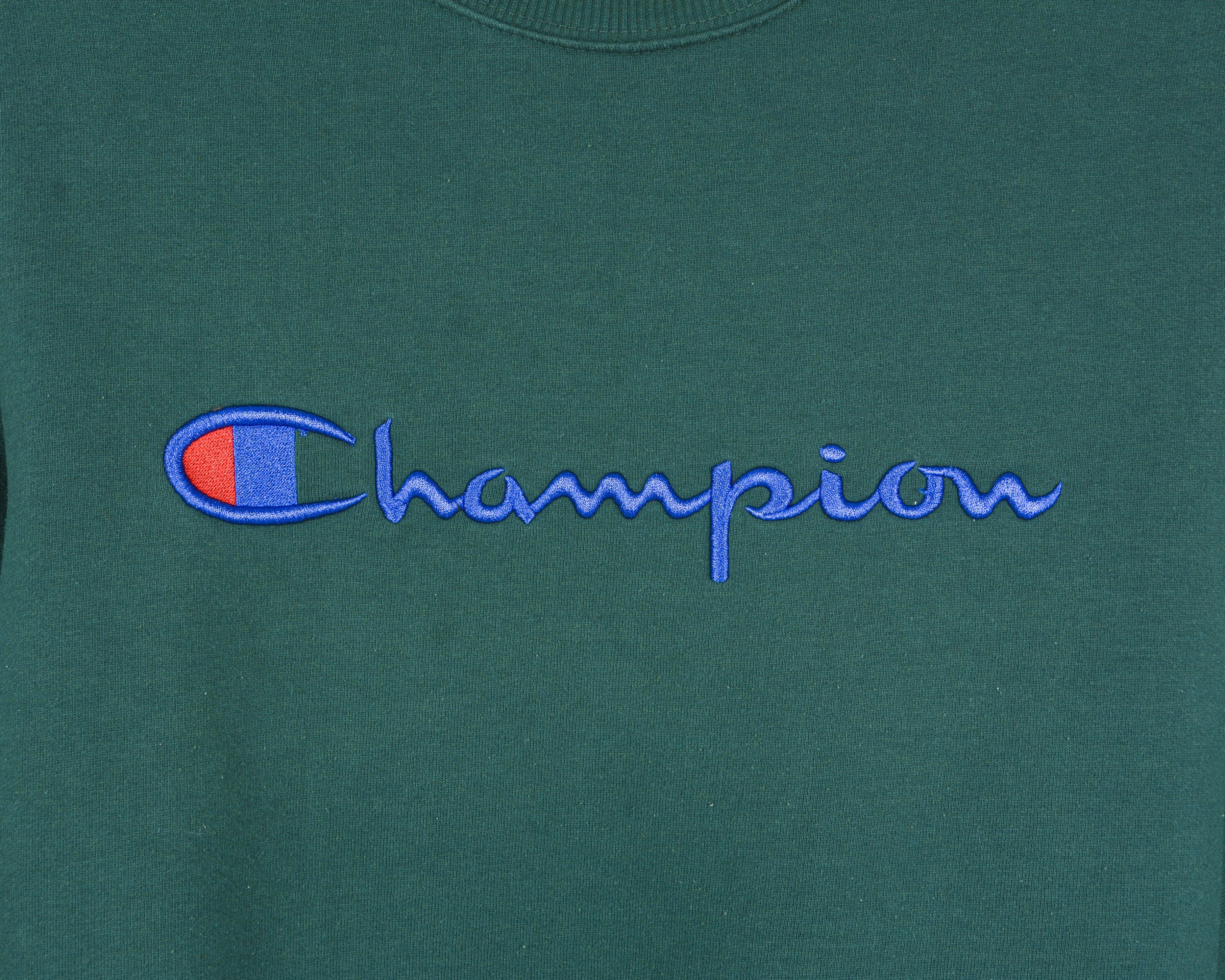 Champion × Vintage M Jumper Pullover Reverse Weave Warm Up Sweater Embroidered Size US M / EU 48-50 / 2 - 3 Thumbnail