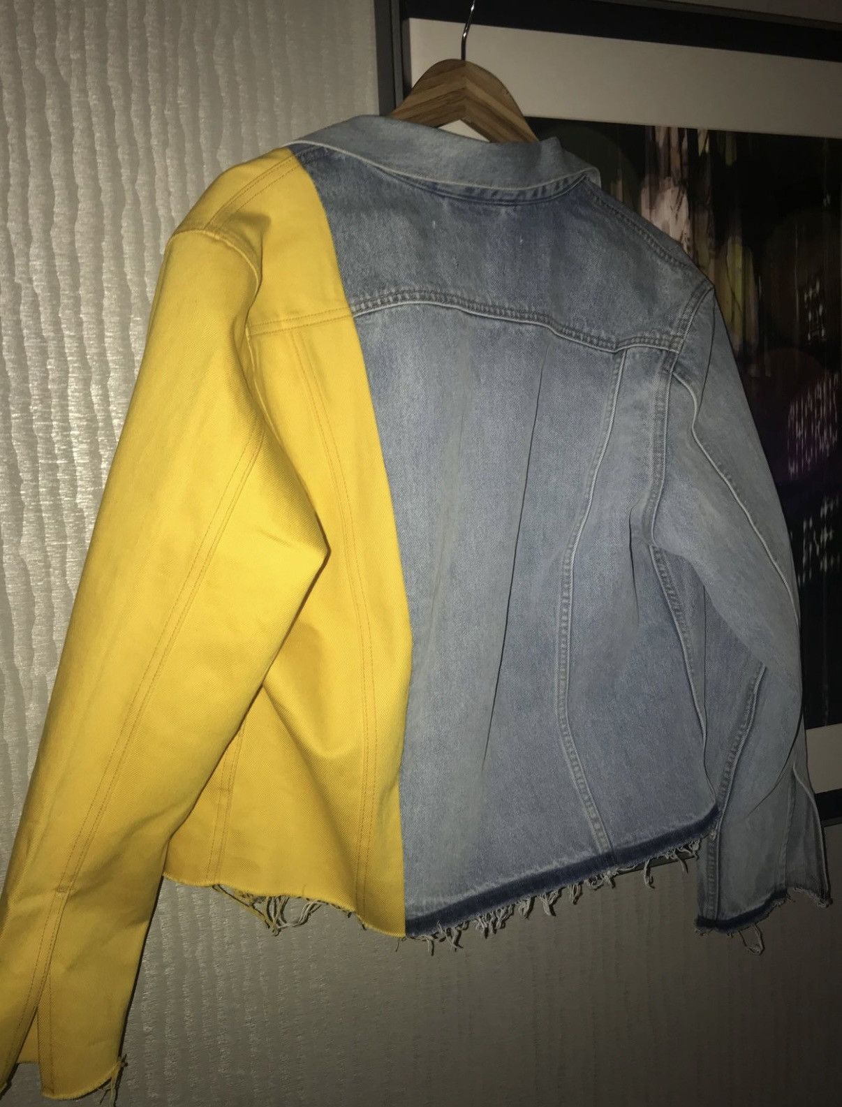 Levi s Off White Levi s x Off White Yellow Denim Jacket Grailed