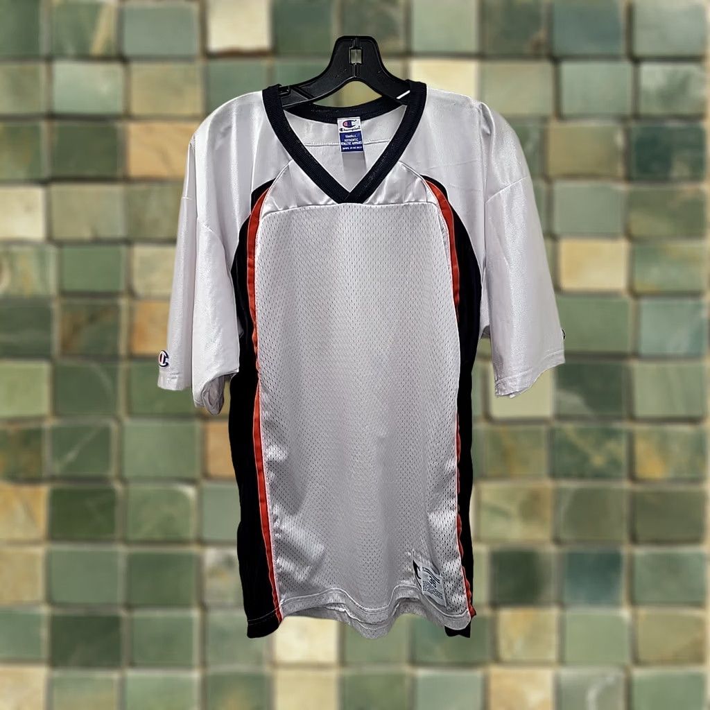 Champion VINTAGE Champion Jersey Football Broncos White Mens 36 Athletic Shirt Sports 90s NFL Mens Size US M / EU 48-50 / 2 - 1 Thumbnail