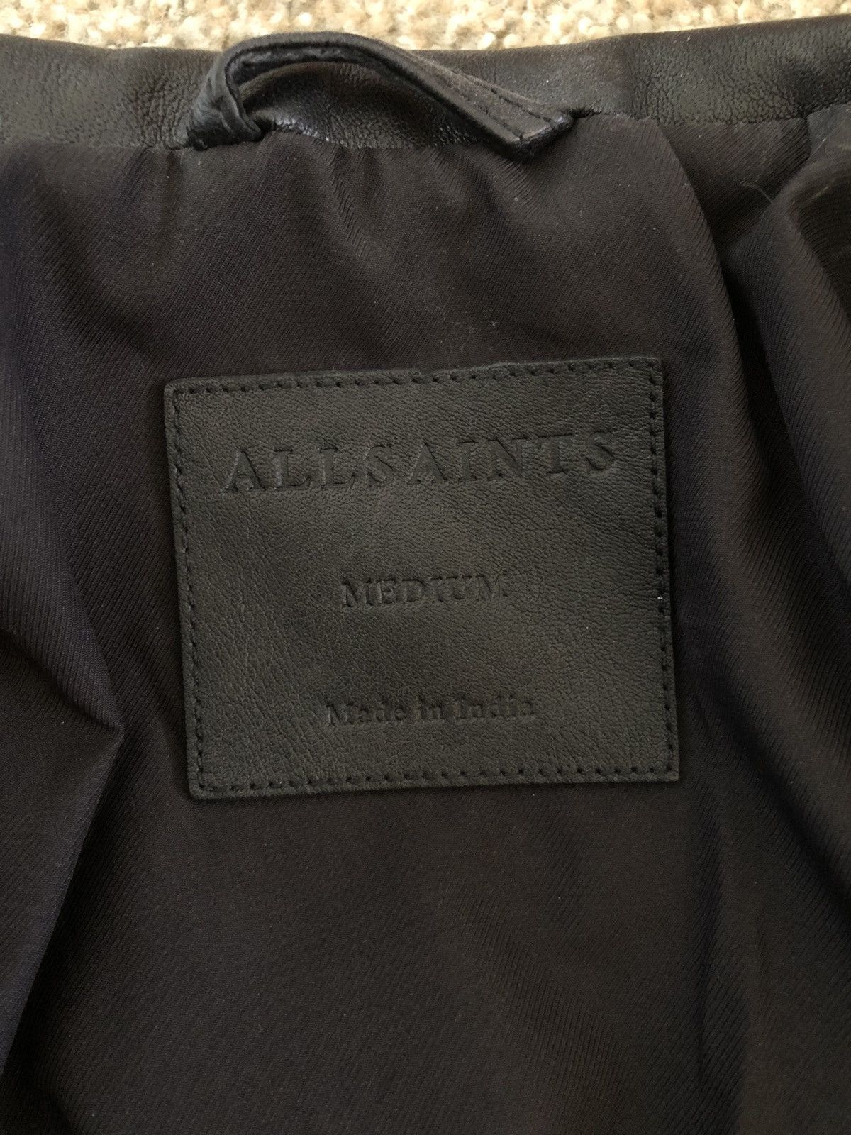 Allsaints Leather Biker Jacket Size US M / EU 48-50 / 2 - 4 Thumbnail