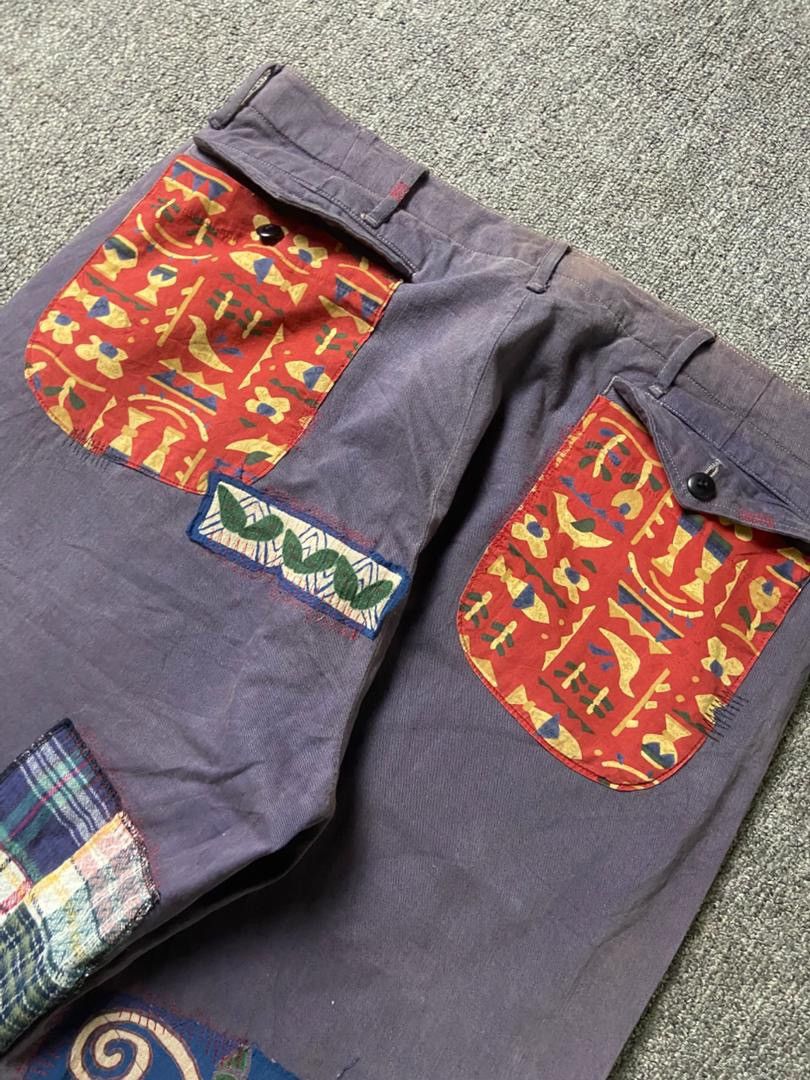Kapital Kapital Japanese Brand Unique Patchwork Pants (185) Size US 35 - 5 Thumbnail