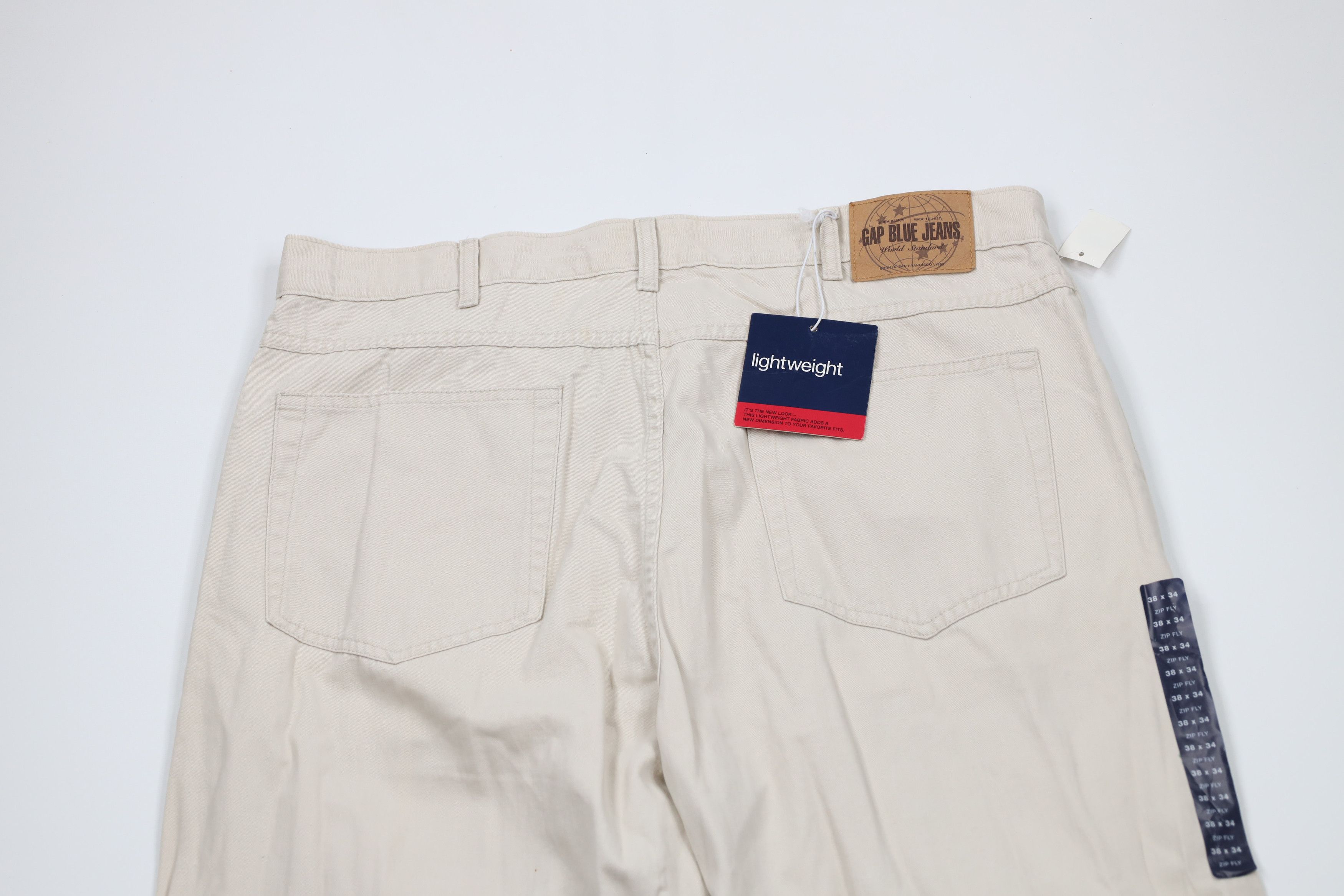 Gap × Vintage Deadstock Vintage Y2K 2001 Gap Baggy Vintage Cut Pants Beige Size US 38 / EU 54 - 11 Thumbnail