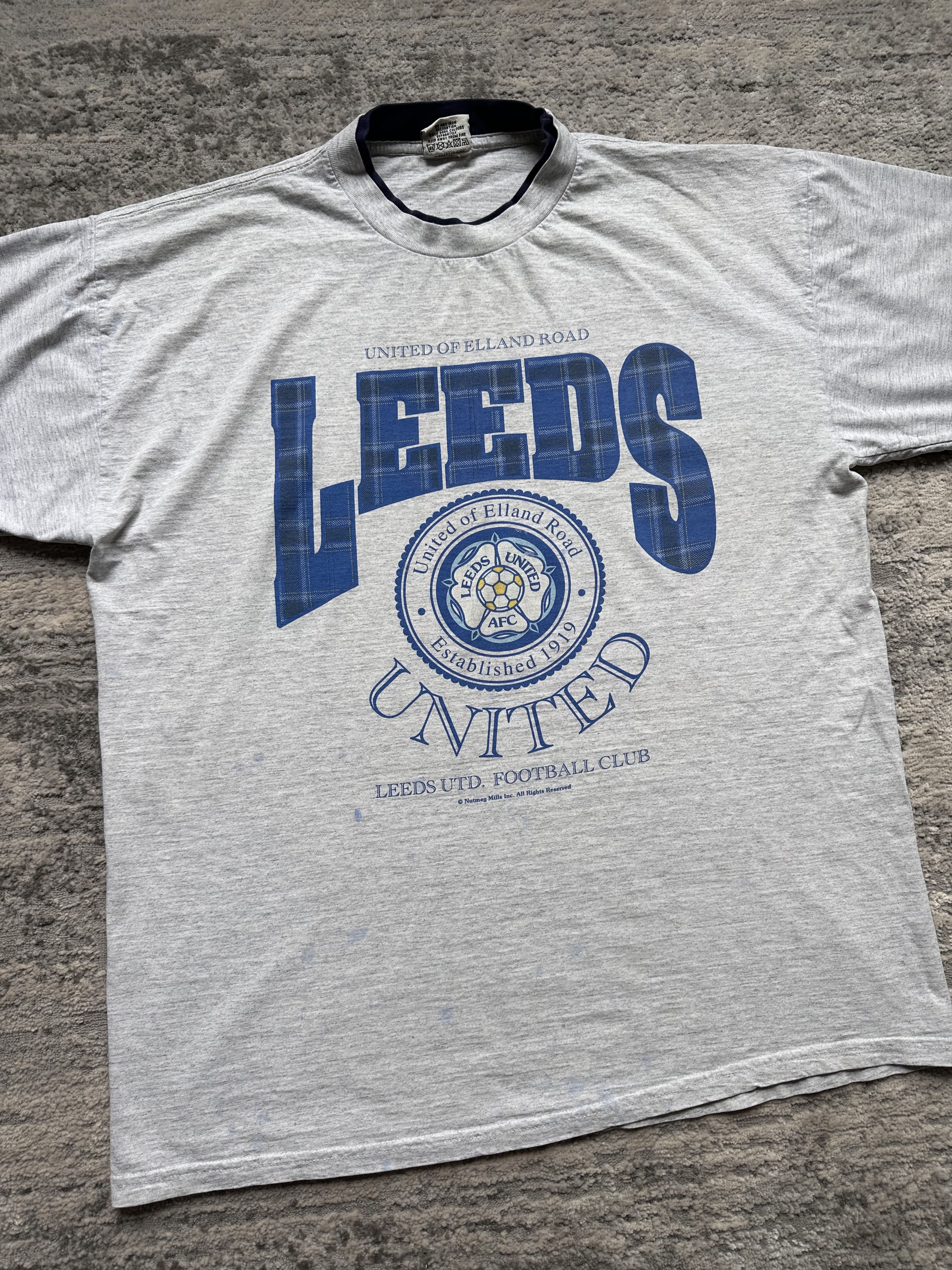 Vintage Leeds United vintage t shirt Size US XL / EU 56 / 4 - 2 Thumbnail