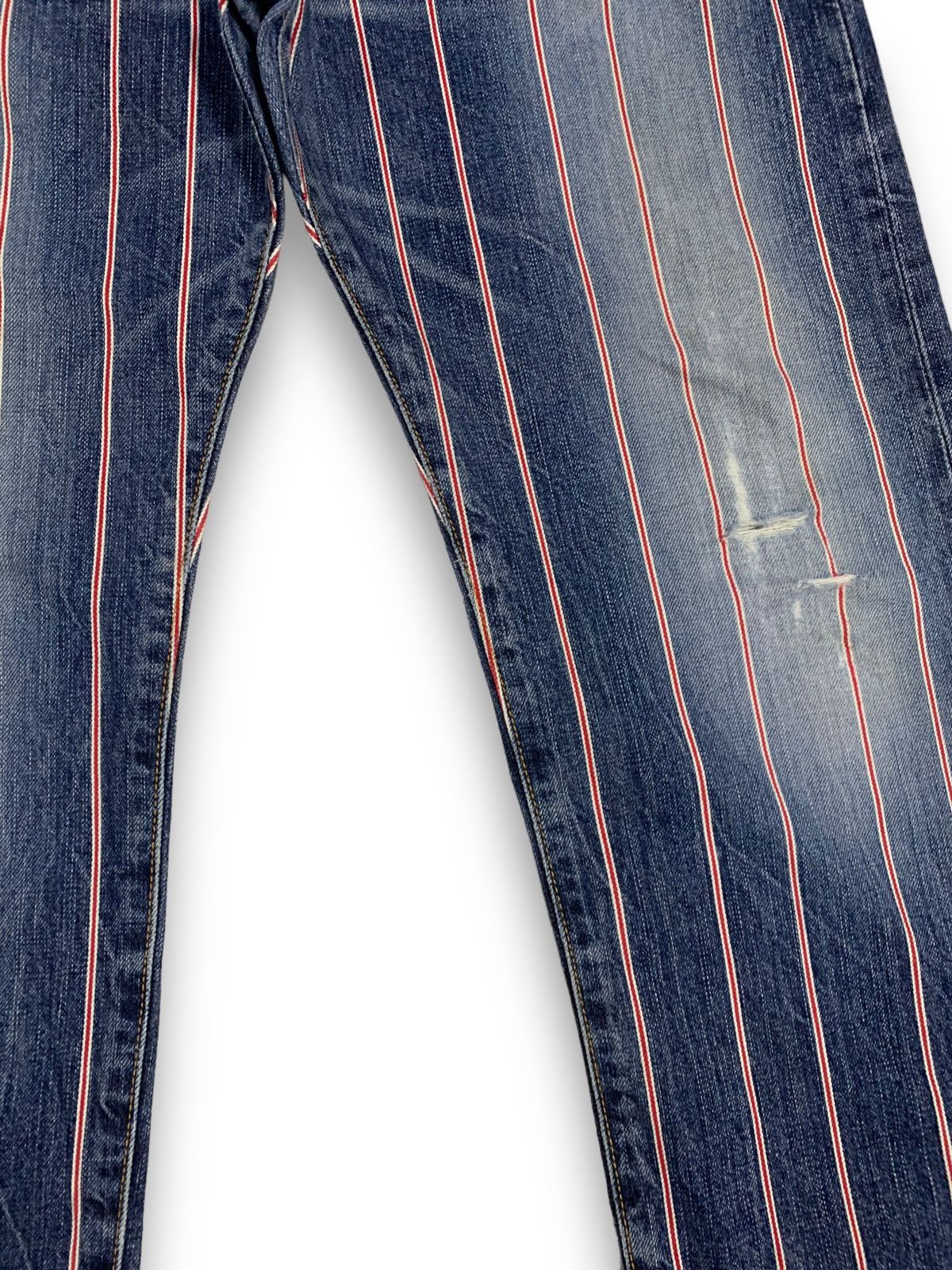 Edwin Vintage Edwin 13Oz Grand Blue Full Selvedge Loose Fit Jeans Size US 31 - 9 Thumbnail