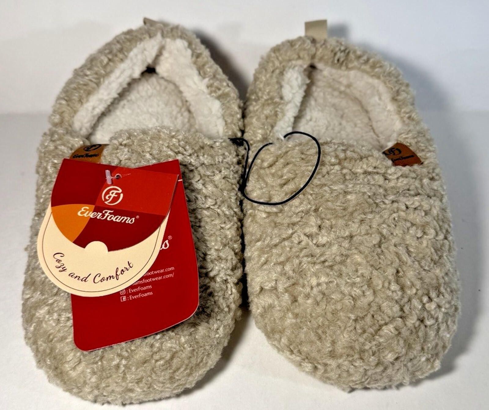 Other EVERFOAMS Comfort Slippers Memory Foam Shock Absorption Beig Size US 7.5 / IT 37.5 - 1 Thumbnail