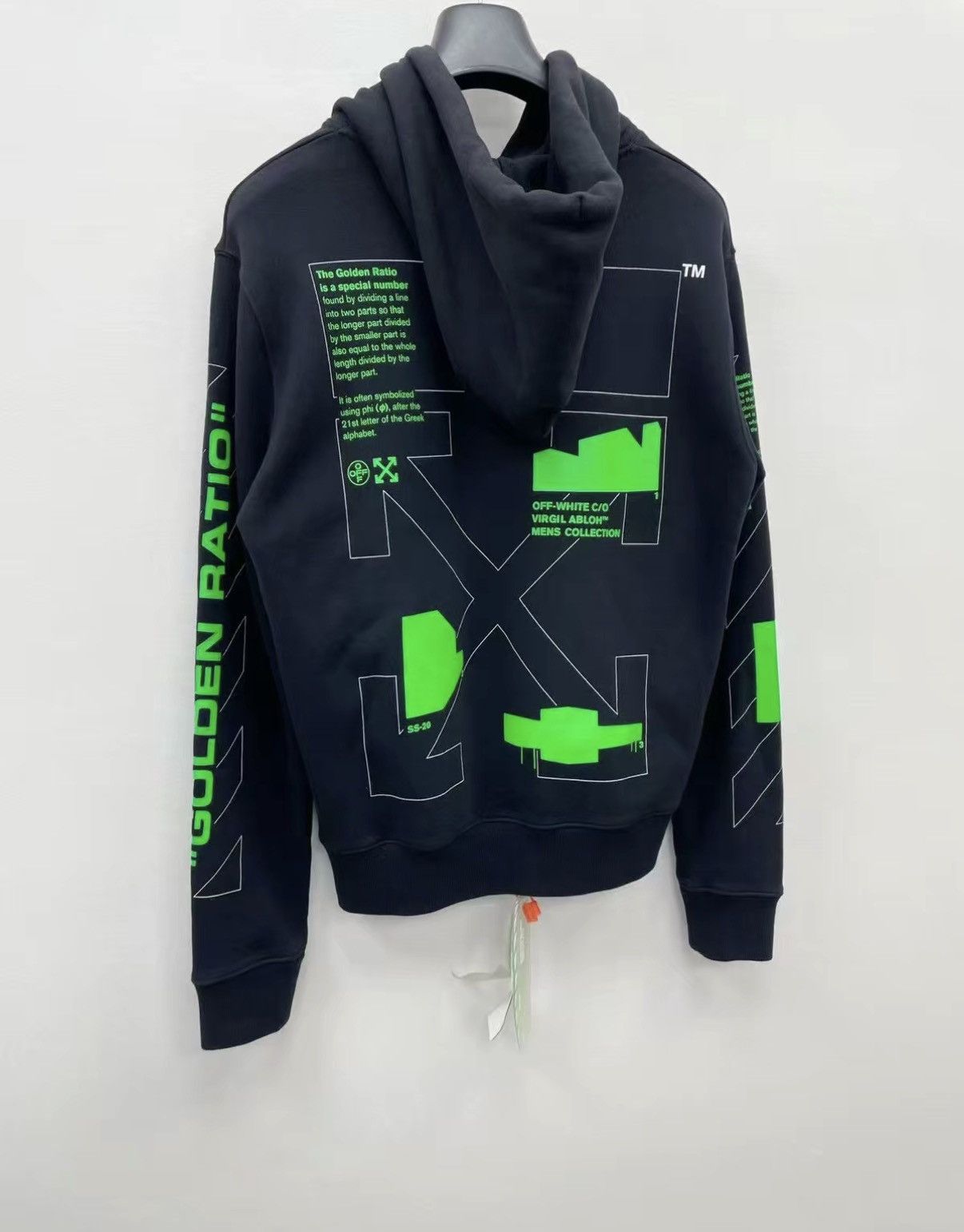 Off-White OFF-WHITE 100% Cotton Hooded Sweatshirt J30 Size US M / EU 48-50 / 2 - 1 Thumbnail