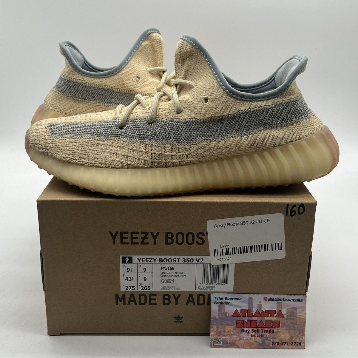 Adidas Yeezy boost 350 linen | Grailed