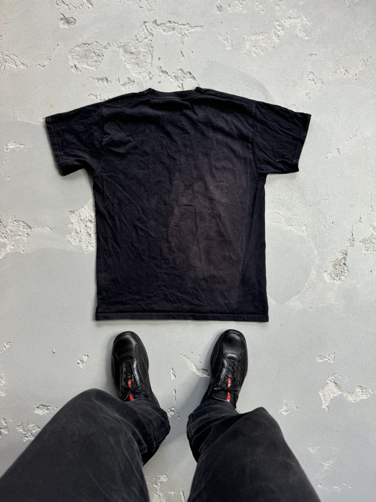 Vintage Vintage Fuck The System Black T-Shirt Size US L / EU 52-54 / 3 - 2 Thumbnail