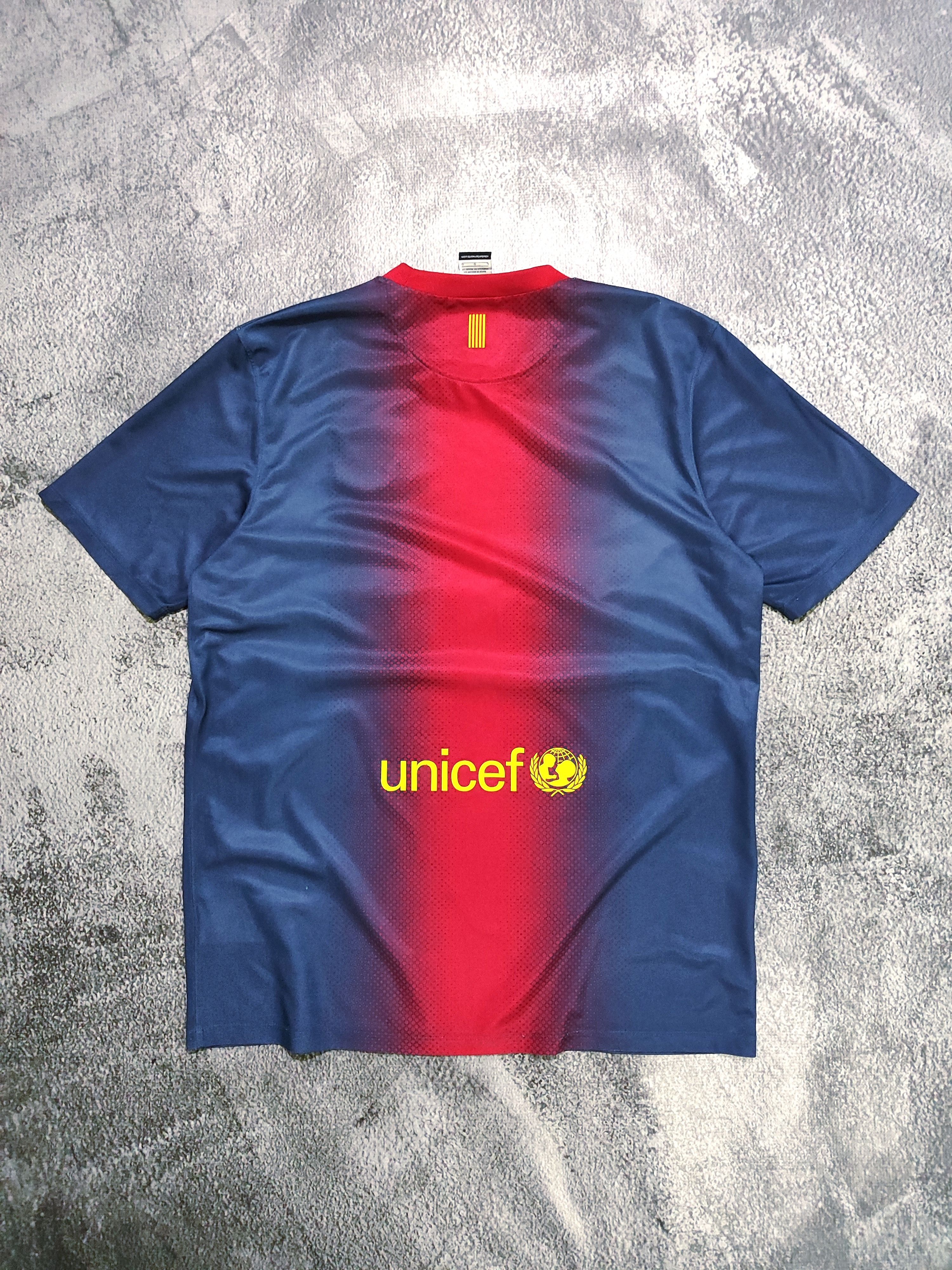 Nike Nike FC Barcelona 2012-2013 Home Jersey Size US L / EU 52-54 / 3 - 2 Thumbnail