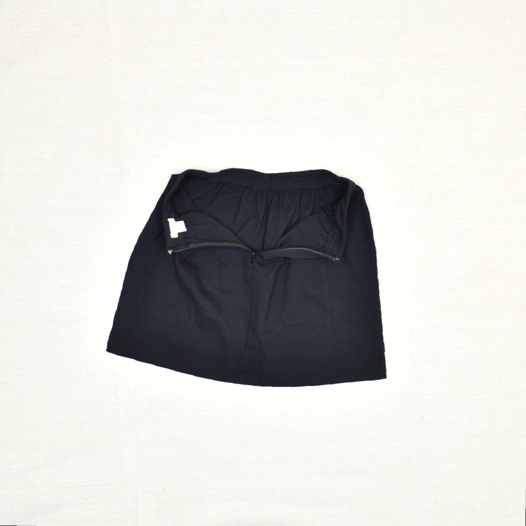 J.Crew J.CREW Skirt A-Line Zip Solid Viscose Black Size 2 Women Adult Short Size 26" / US 2 / IT 38 - 6 Thumbnail