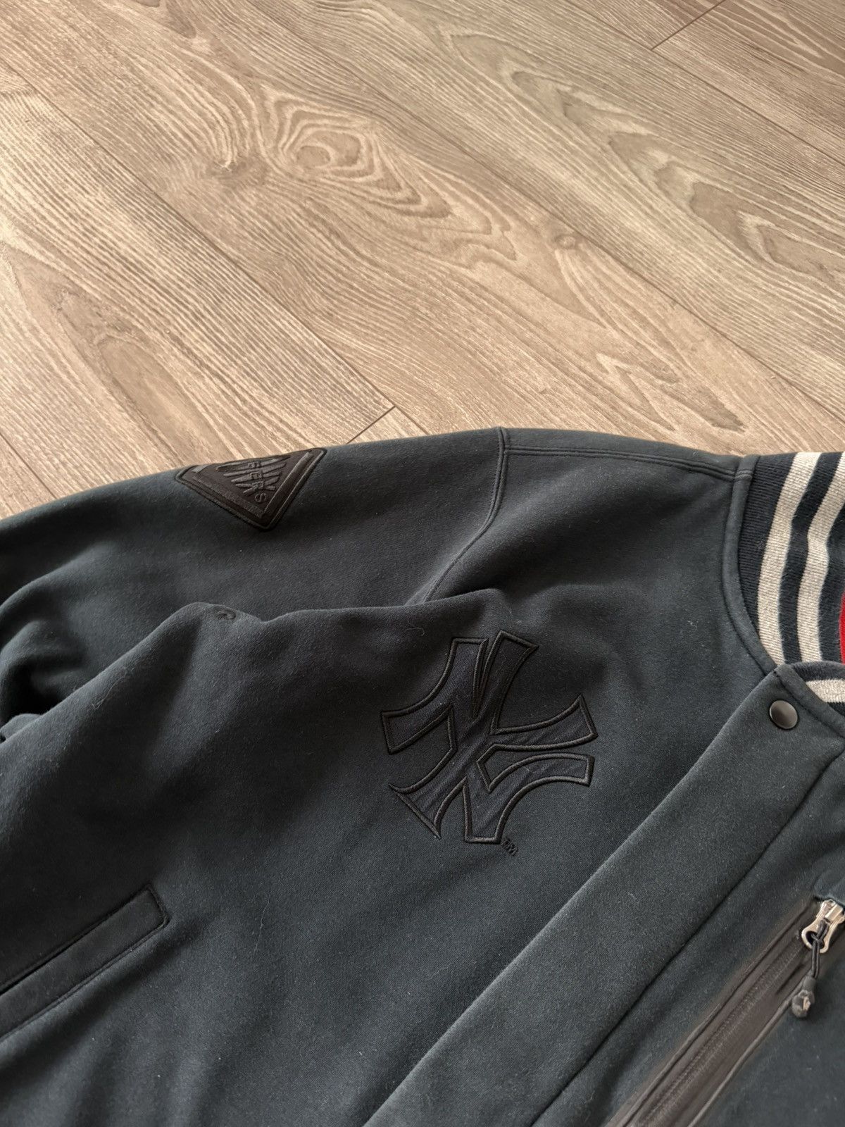 Nike Rare Nike x New York Yankees Embroidered Big Logo Bomber JKT Size US M / EU 48-50 / 2 - 7 Thumbnail