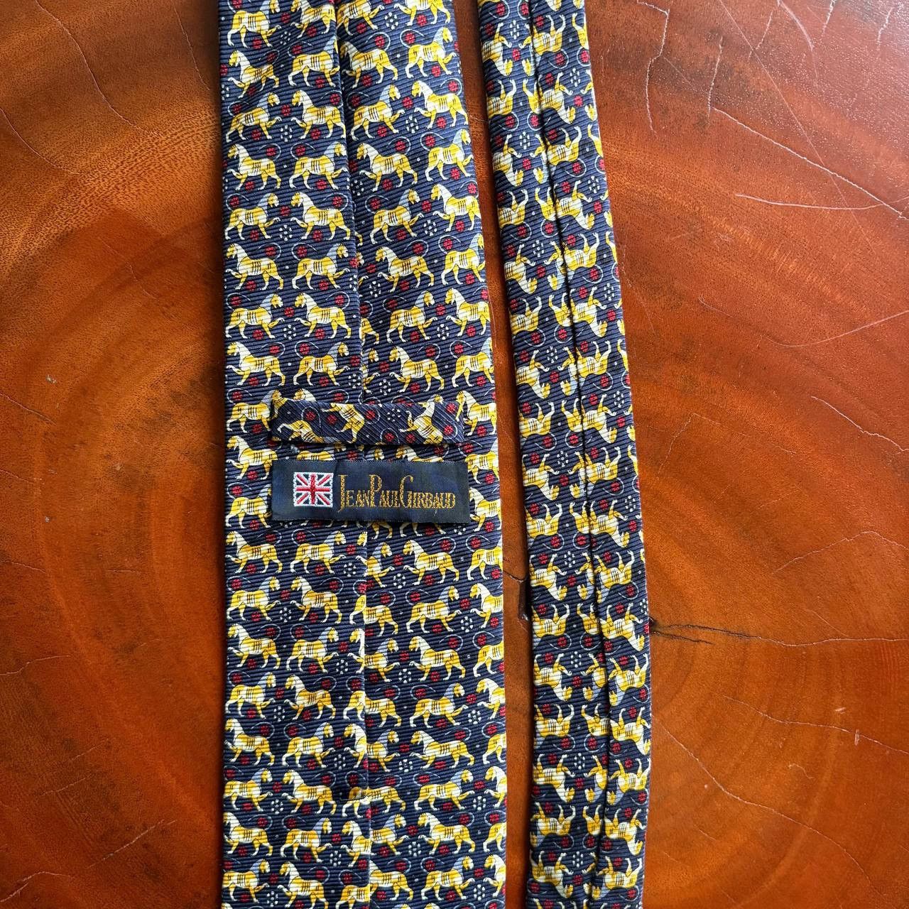 Jean Paul Gaultier Vintage Jean Paul Gaultier Girbaud Horse Pattern Neck Tie Size ONE SIZE - 7 Thumbnail