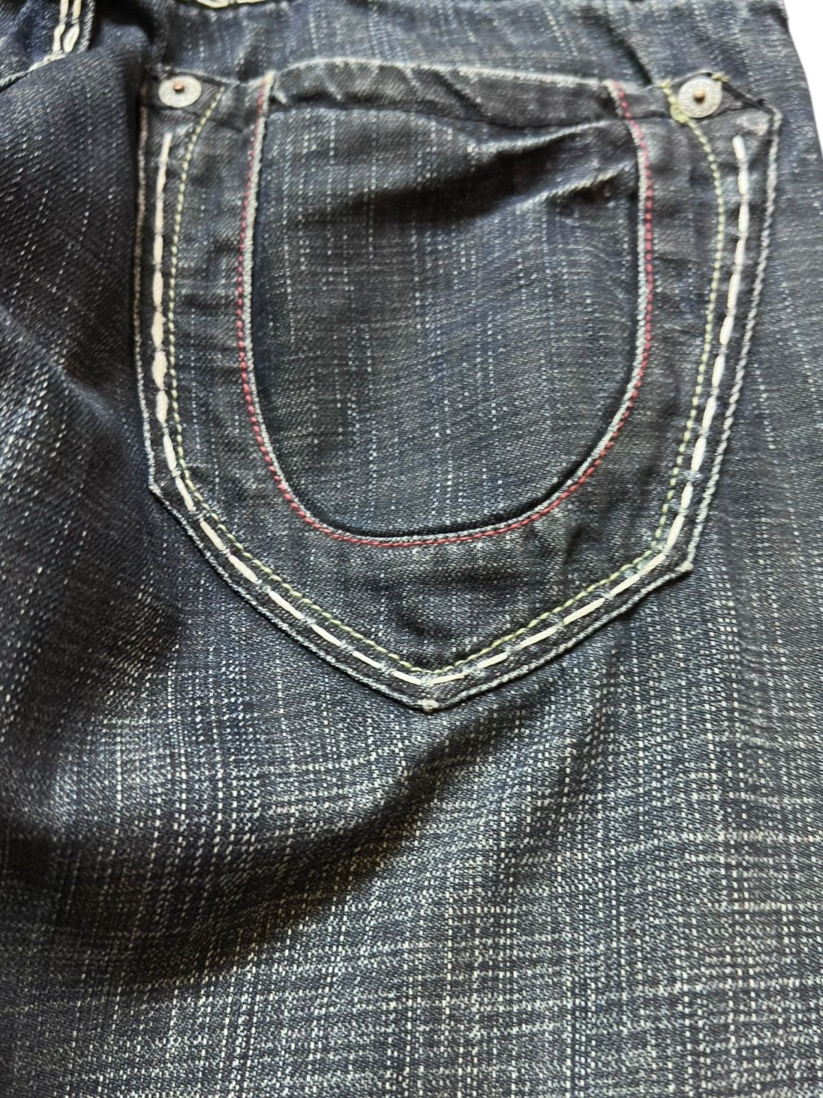 Kapital Vintage Sabi 09 Whiskers Avant Garde Style Jeans Size US 27 - 8 Thumbnail