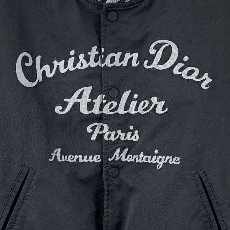 Dior Dior gray logo lettering jacket Size US M / EU 48-50 / 2 - 4 Thumbnail