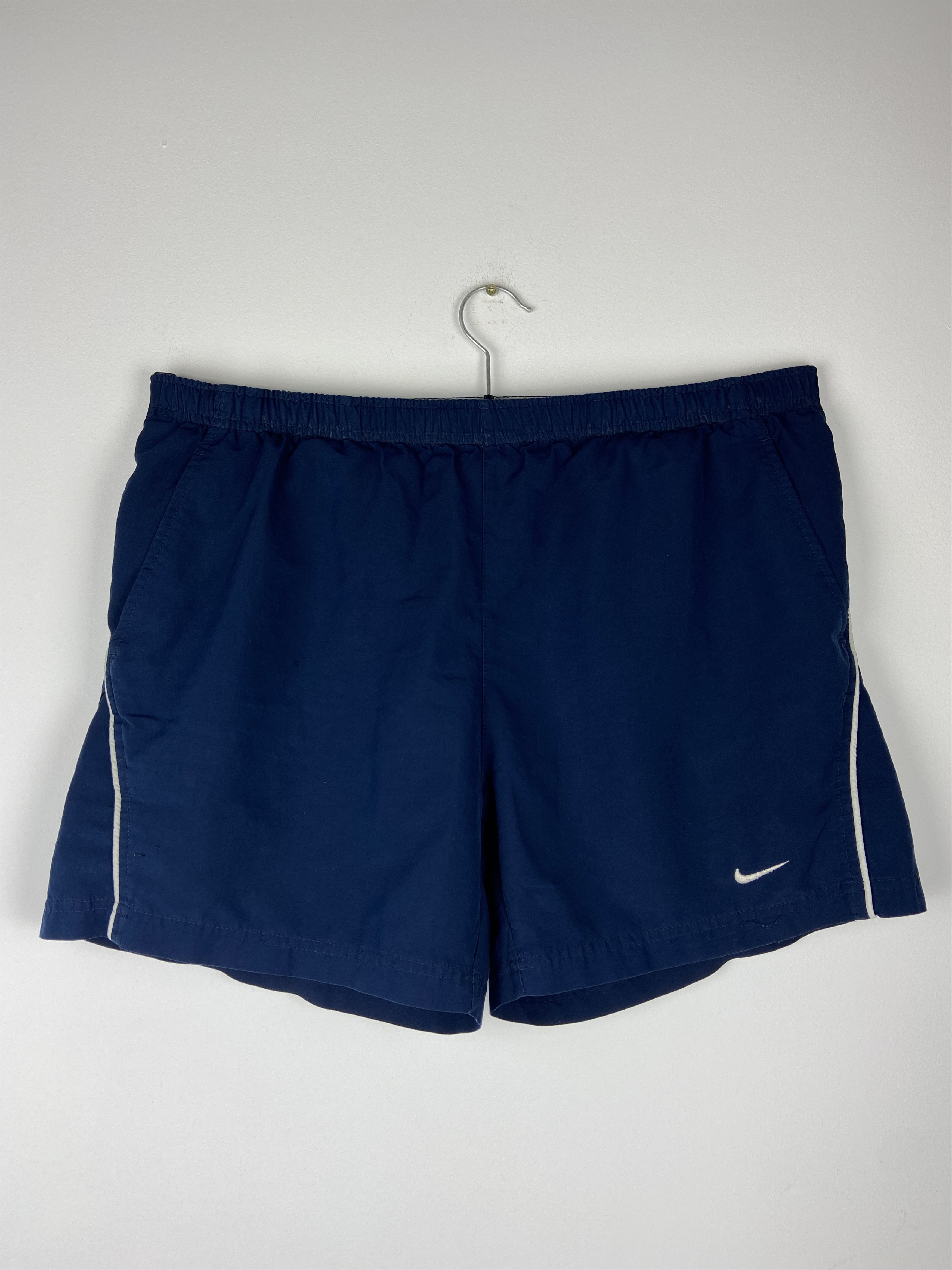 Nike Vintage Nike Mini Swoosh Logo Nylon Shorts Size US 32 / EU 48 - 1 Thumbnail