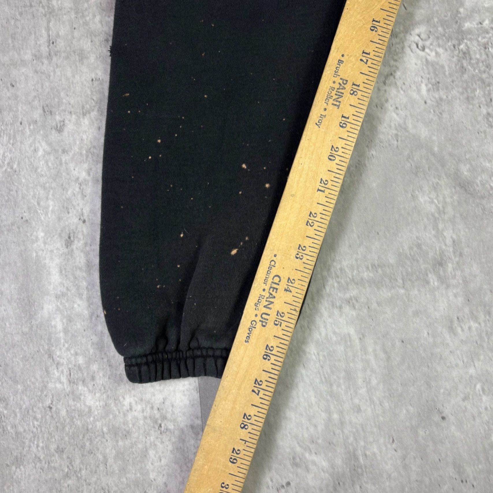 Vintage Fear of God Essentials Sweatpants Mens M Black 90s Distressed Pockets Drawstring Heavyweight Tapered Relaxed Casual Activewear Joggers Size US 31 - 5 Thumbnail