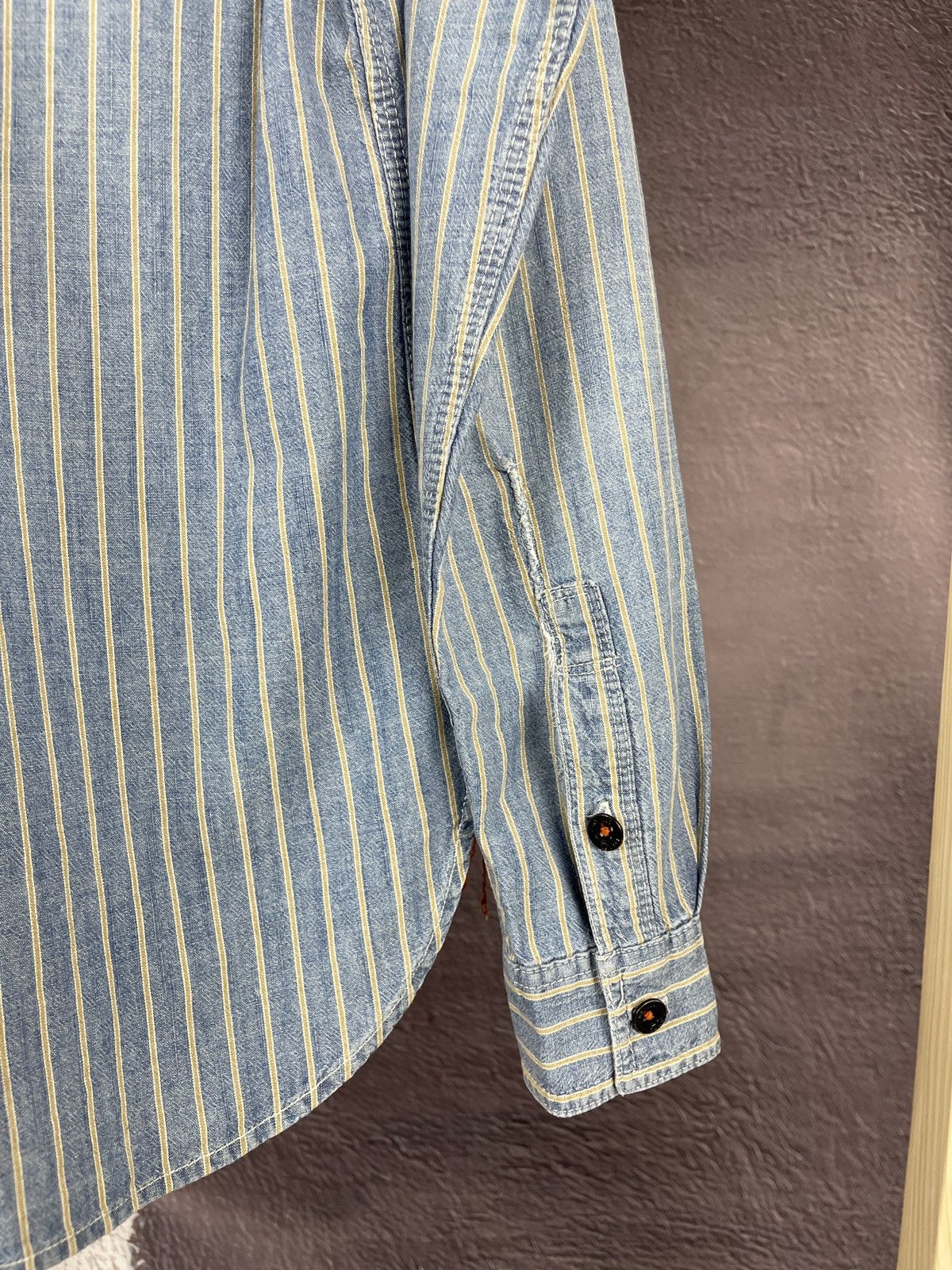 Scotch & Soda Scotch & Soda Rise’n Shine denim striped faded distressed Size US M / EU 48-50 / 2 - 15 Thumbnail