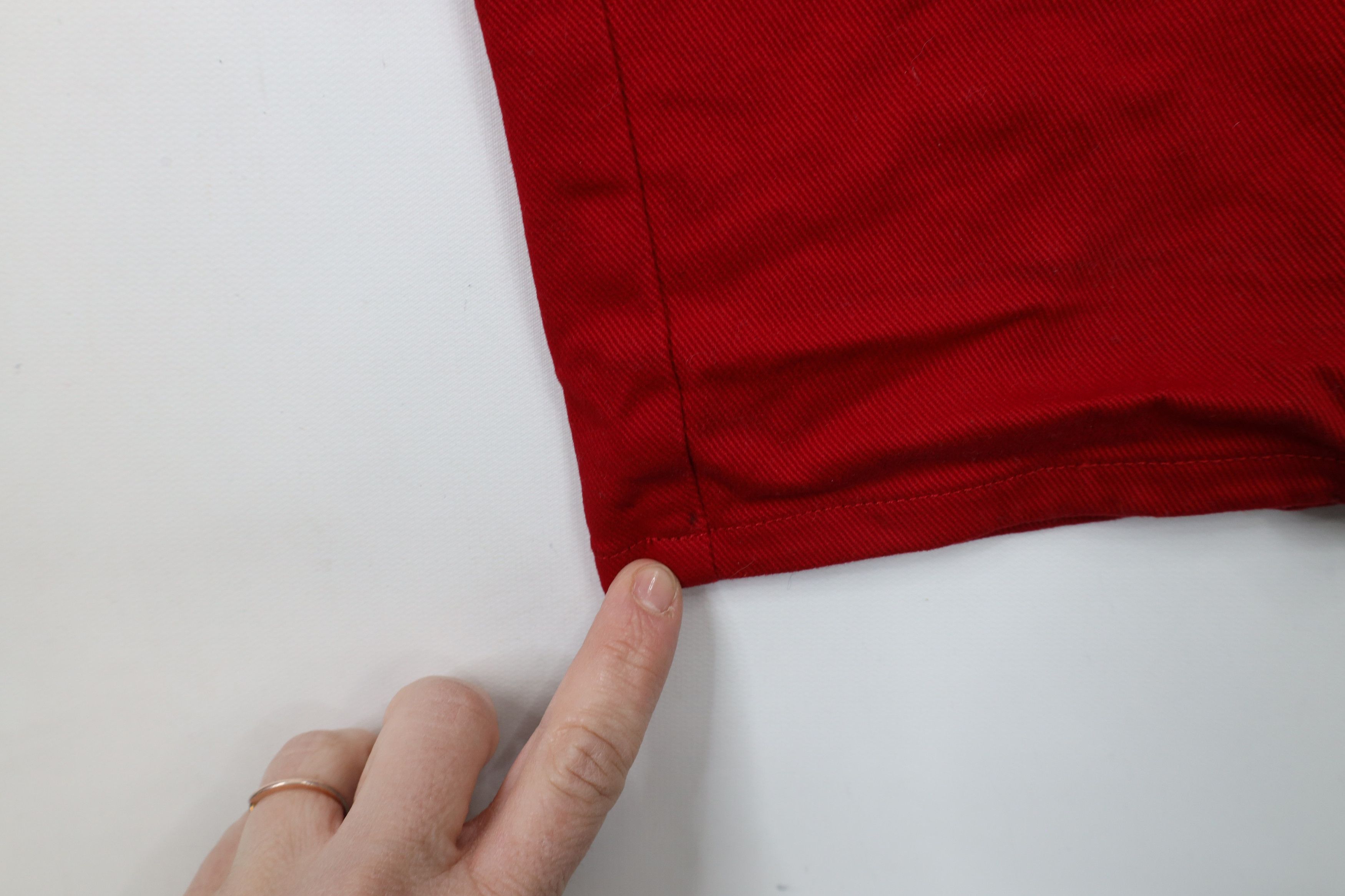Ralph Lauren × Vintage Vintage 90s Ralph Lauren Straight Leg Denim Jeans Red Size 28" / US 6 / IT 42 - 5 Thumbnail