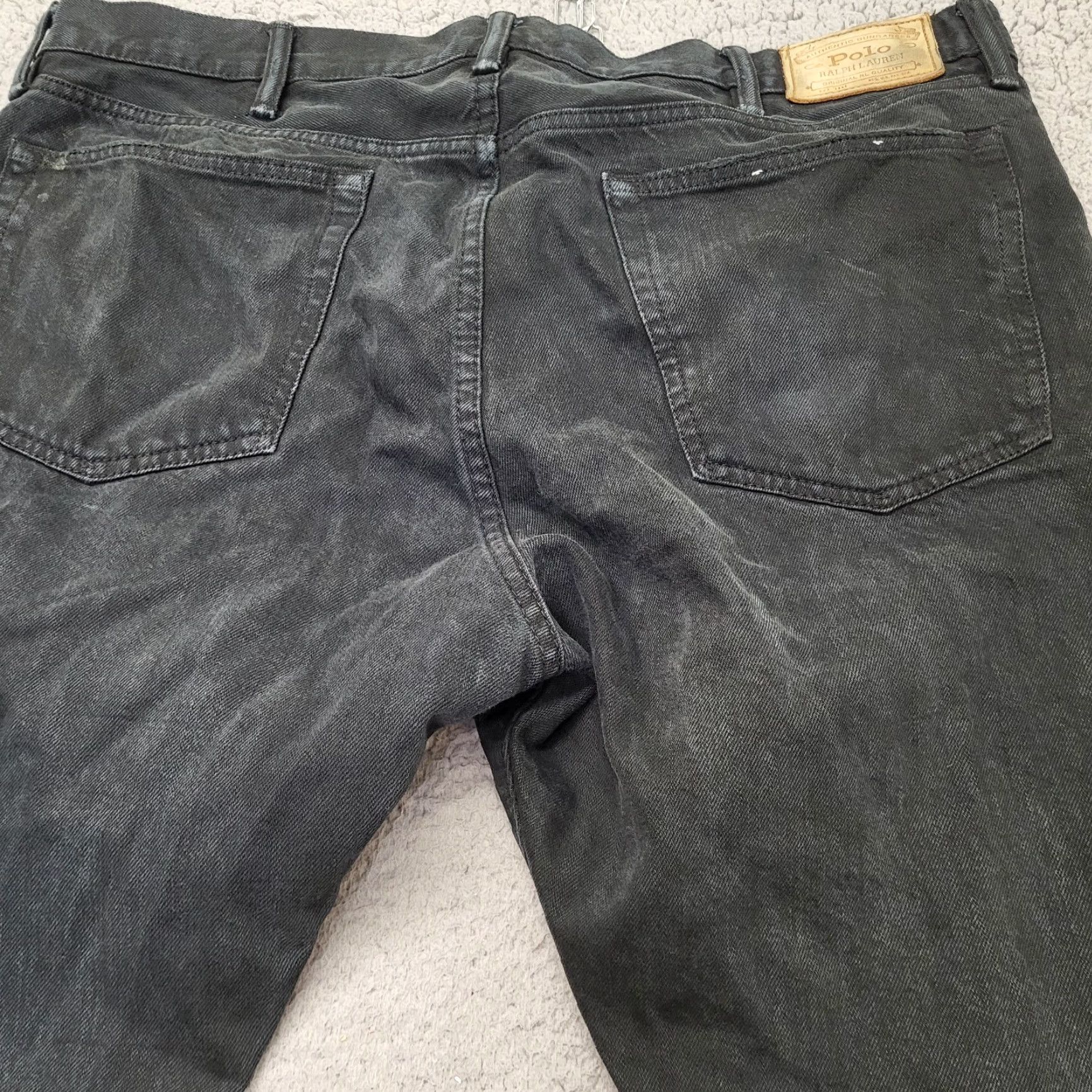 Polo Ralph Lauren Polo Ralph Lauren Jeans Men's Size 38x32 Black Denim Hampton Straight Hudson Size US M / EU 48-50 / 2 - 3 Thumbnail