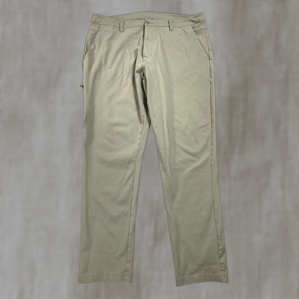 BYLT Everyday Pant 2.0 Mens 40x30 Taupe Slim Performance Stretch Tapered Chino Pants