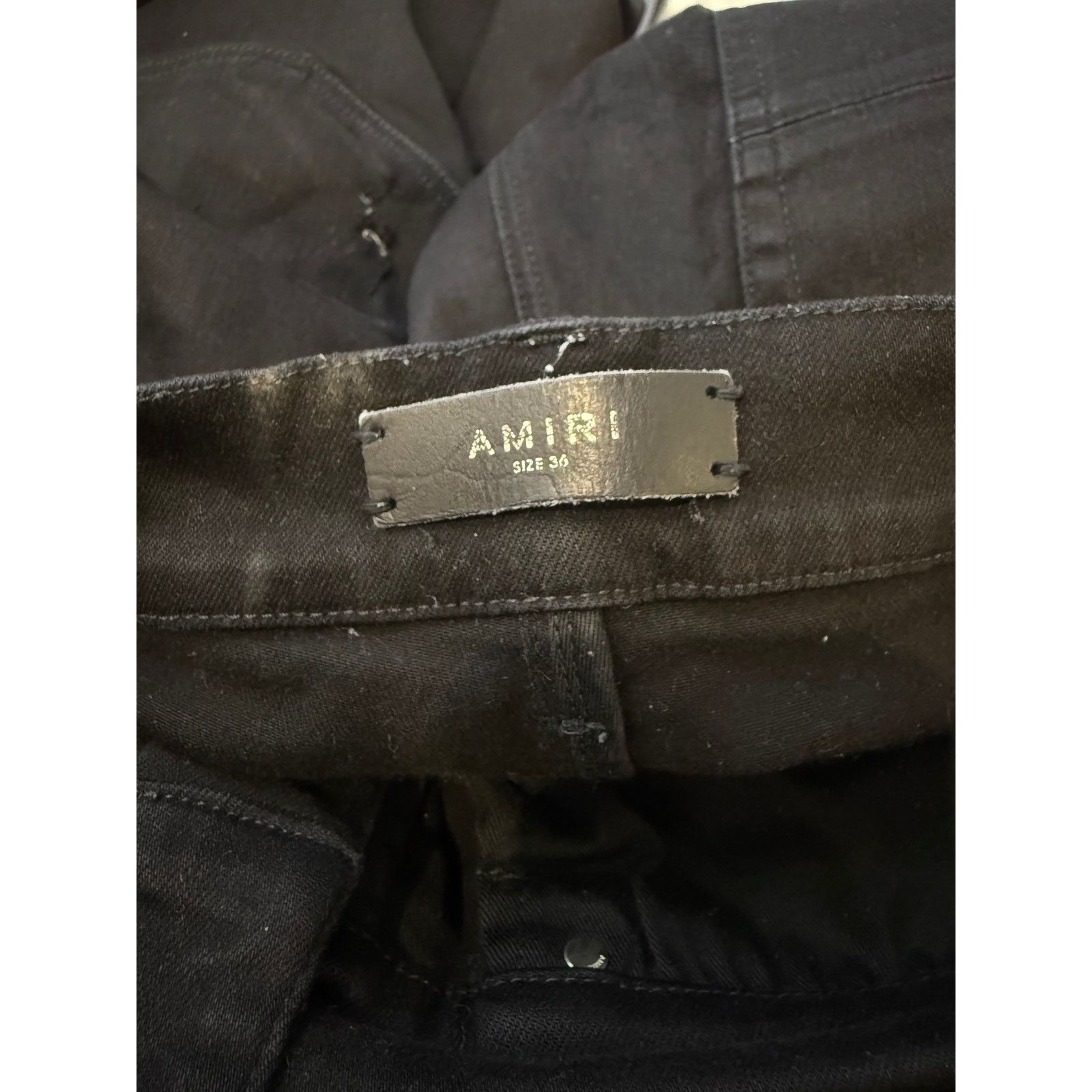 Amiri Amiri Black Thrasher Jeans Black Used 36 Size US 36 / EU 52 - 3 Thumbnail