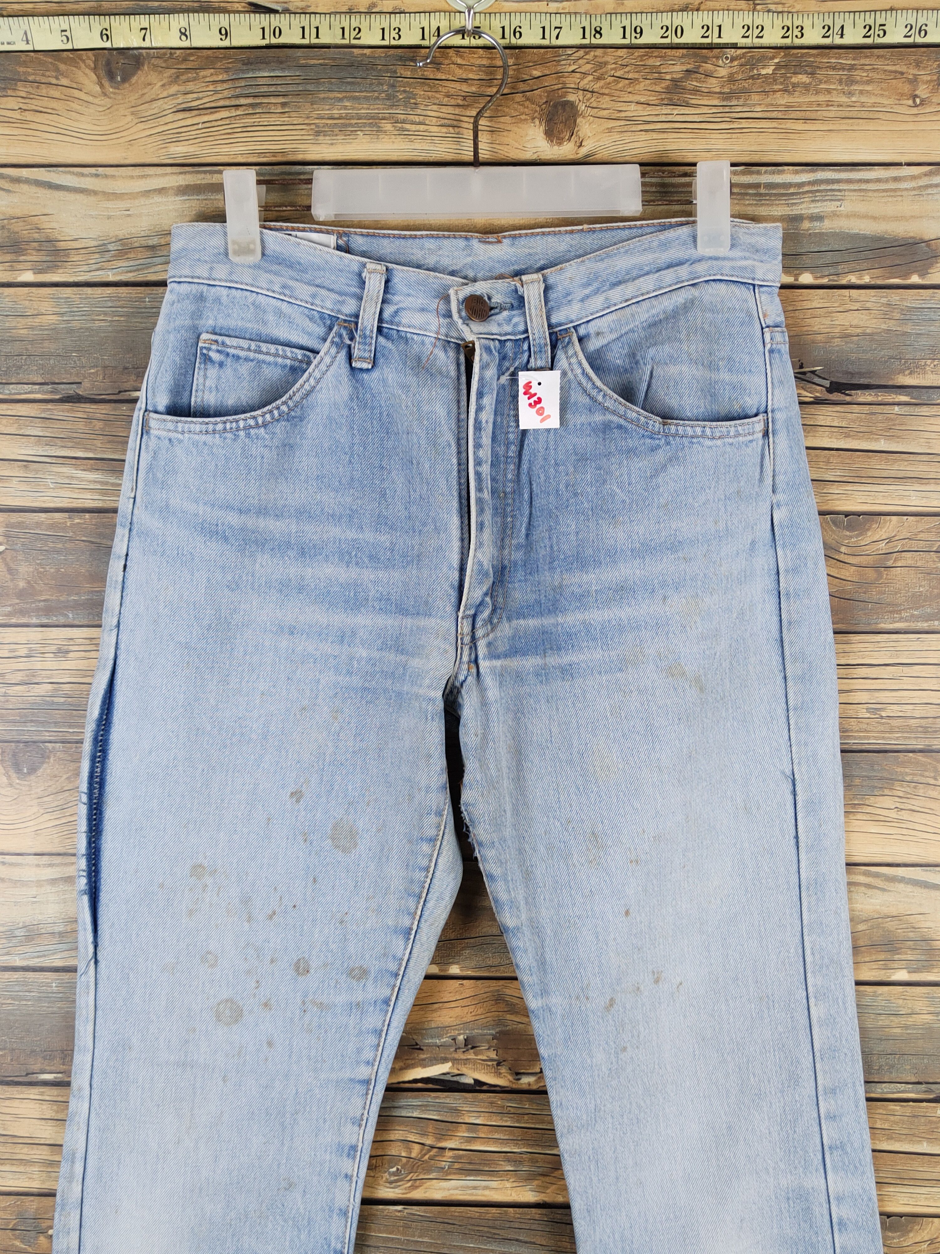 Big John Big John Blue Distressed Ripped Jeans #W1301 Size US 31 - 2 Thumbnail