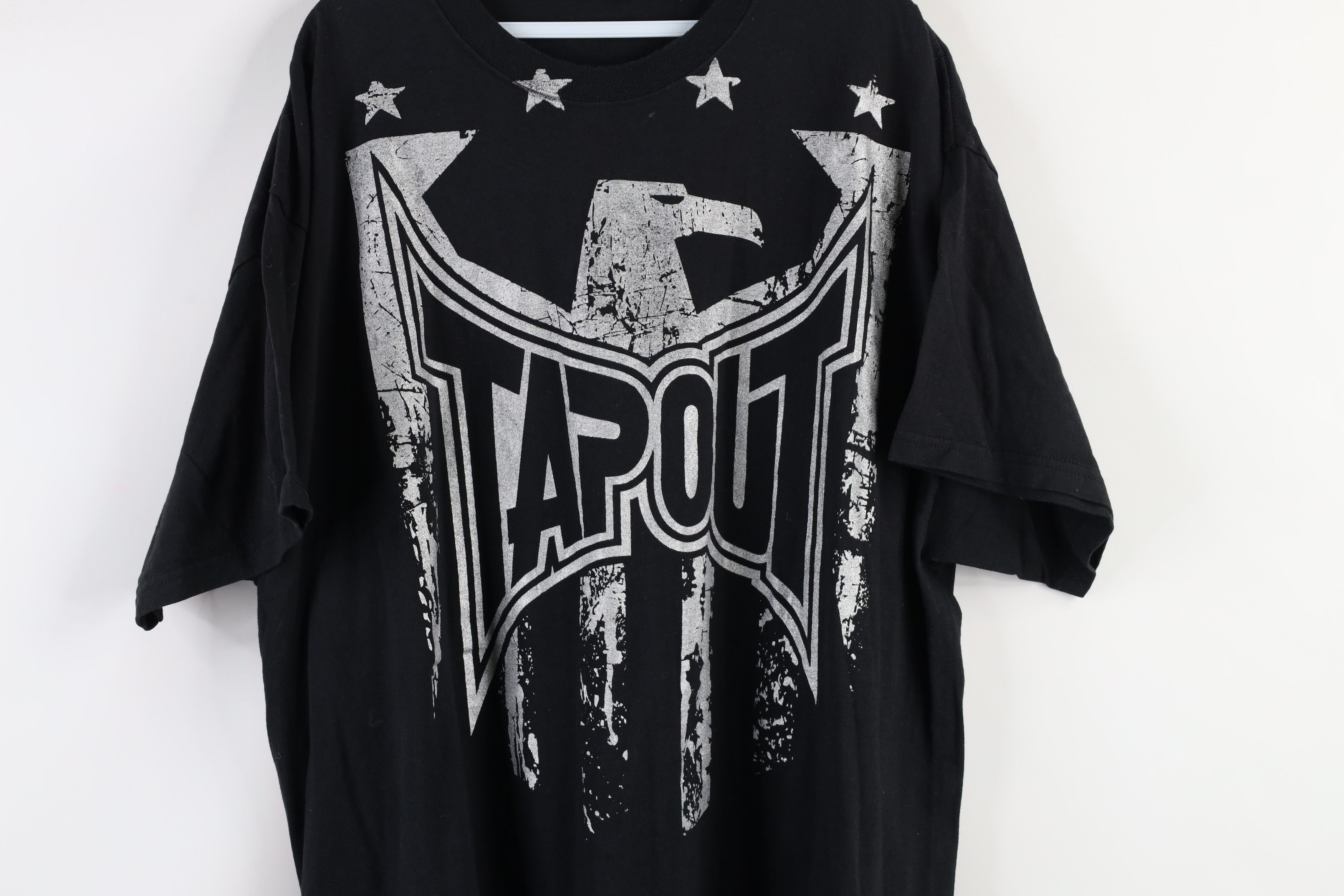 Tapout × Vintage Vintage Y2K Tapout Spell Out MMA UFC Fighting T-Shirt Black Size US XXL / EU 58 / 5 - 4 Thumbnail