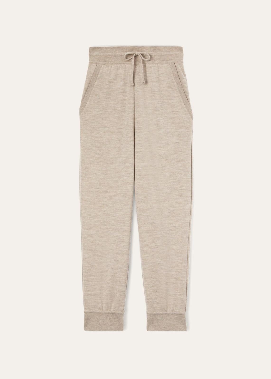 Loro Piana o1srvl11e1024 Cocooning Sweatpant in Beige Size 26" / US 2 / IT 38 - 1 Thumbnail