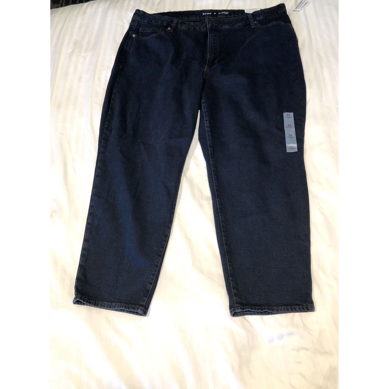 Old Navy VINTAGE Old Navy O.G. Straight High Rise Ankle Jeans Secret Slim Pockets Sz 24 NWT Womens Jeans Size 42" / US 20 - 7 Thumbnail