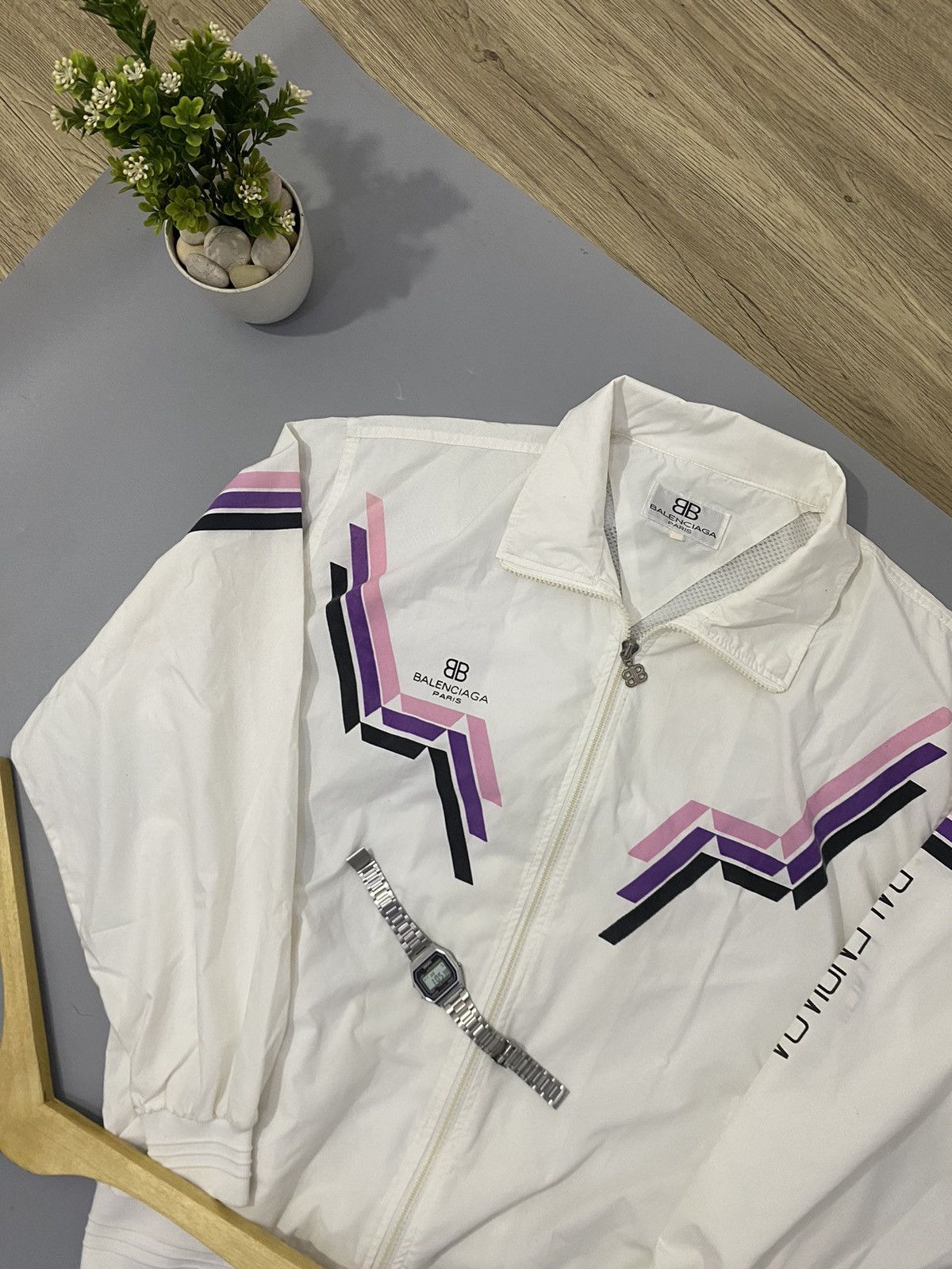 Balenciaga × Vintage 💥Rare💥80s 90s Balenciaga Track Jacket