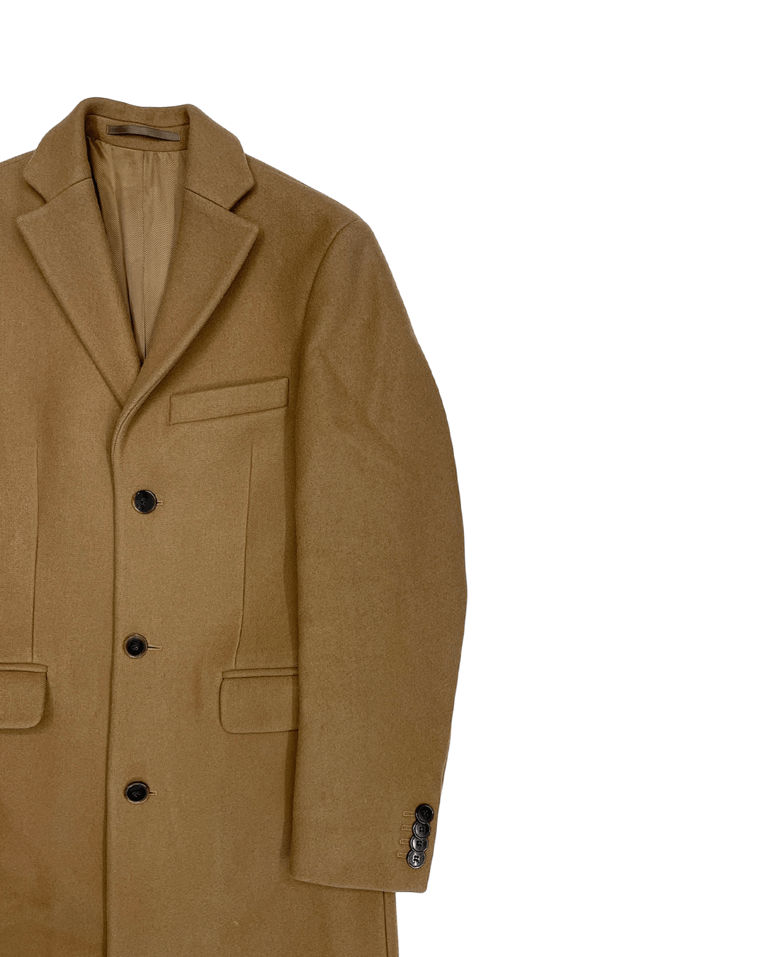 Acne Studios Acne Studios Single-Breasted Wool Coat Camel Size US S / EU 44-46 / 1 - 6 Thumbnail