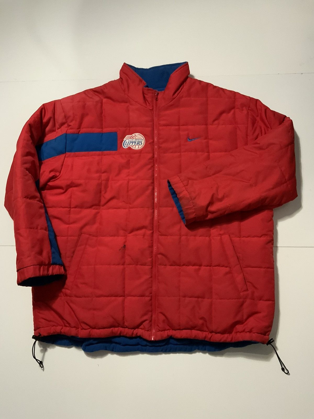 Vintage Nike LA Clippers Reversible store Stitched Heavy Jacket NWT 2XL