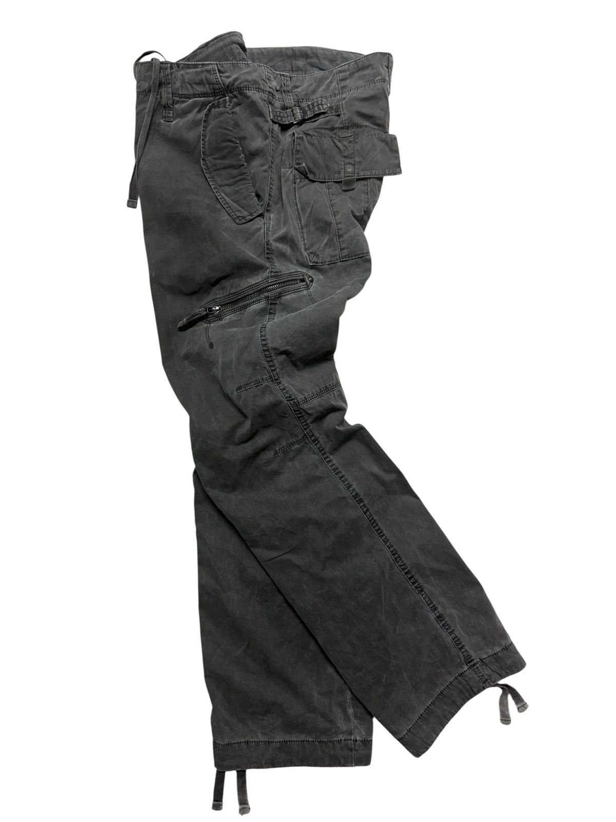 Uniqlo 💥VINTAGE 90s UNIQLO FAFED ZIPPER WORKWEAR THRASHED CARGO Size US 38 / EU 54 - 1 Thumbnail