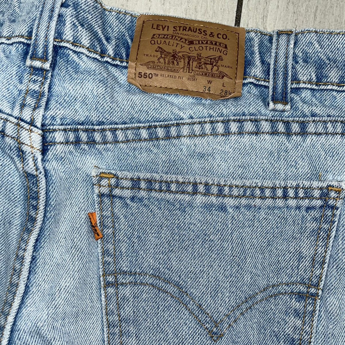 Levi's Levi’s 550 Orange Tab Denim Made in USA Husky fit Size US 32 / EU 48 - 2 Thumbnail