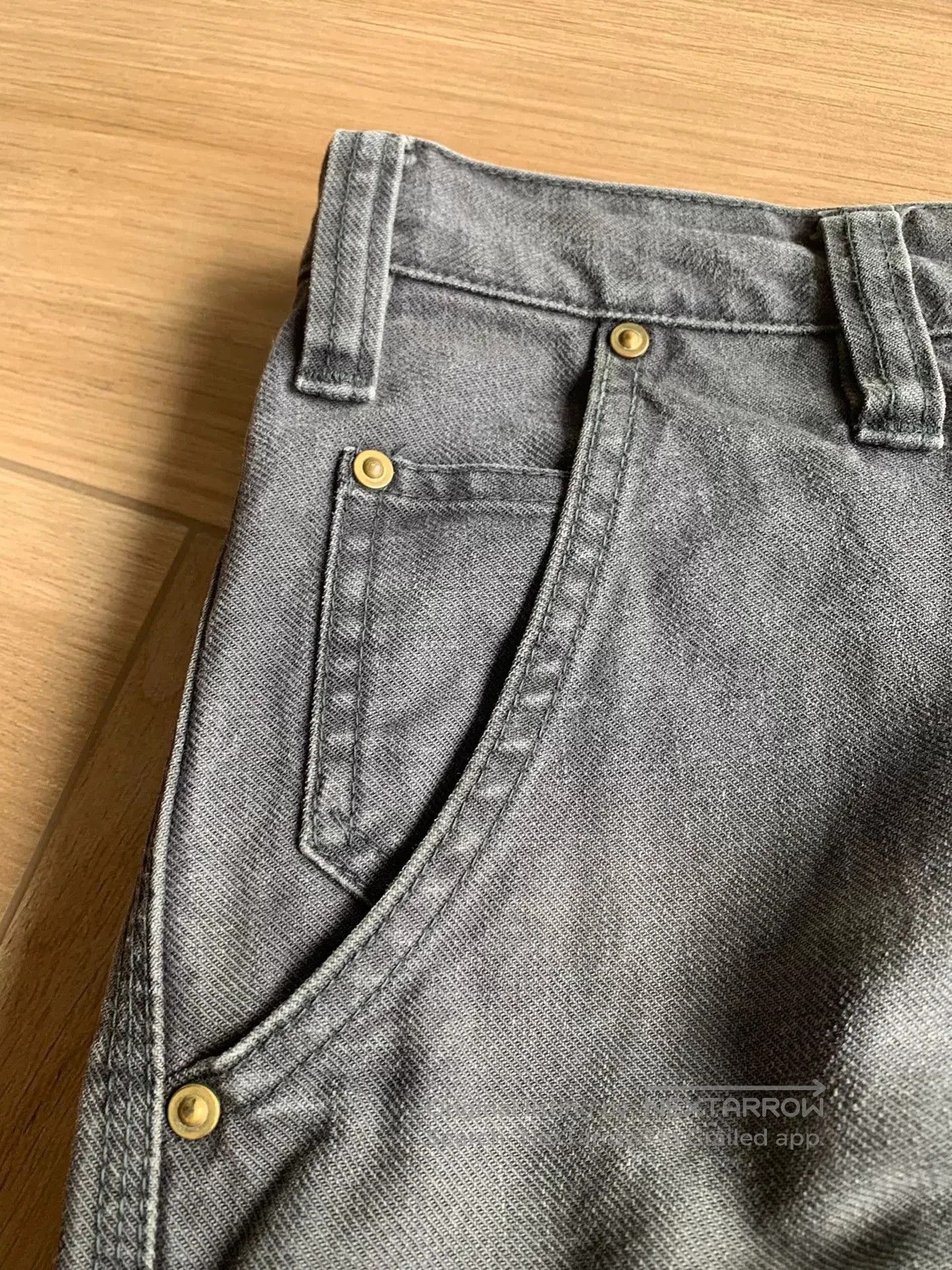Iron Heart iron heart cargo shorts in charcoal color. Size US 36 / EU 52 - 7 Thumbnail
