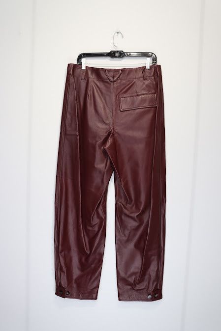 Bottega Veneta Smooth Nappa Trousers in OX Blood Size US 32 / EU 48 - 6 Thumbnail