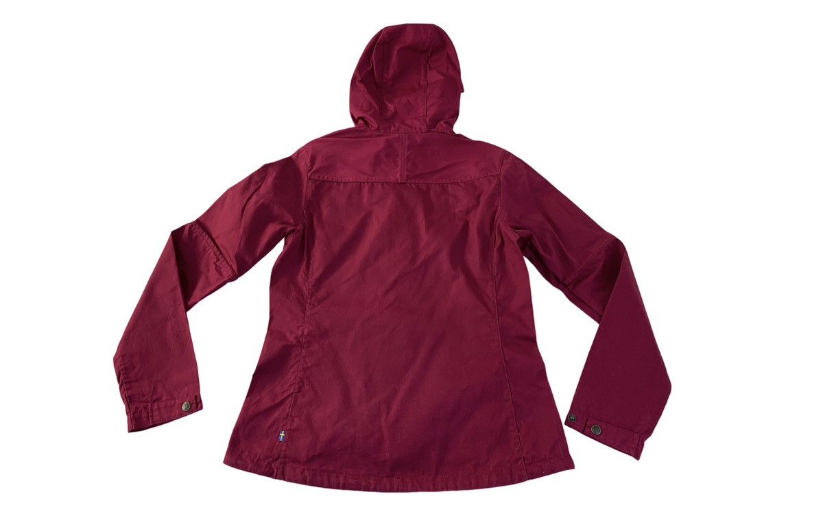 Fjallraven Fjallraven Stina Jacket Hooded Maroon Outdoor Gear Hiking Size S / US 4 / IT 40 - 2 Thumbnail