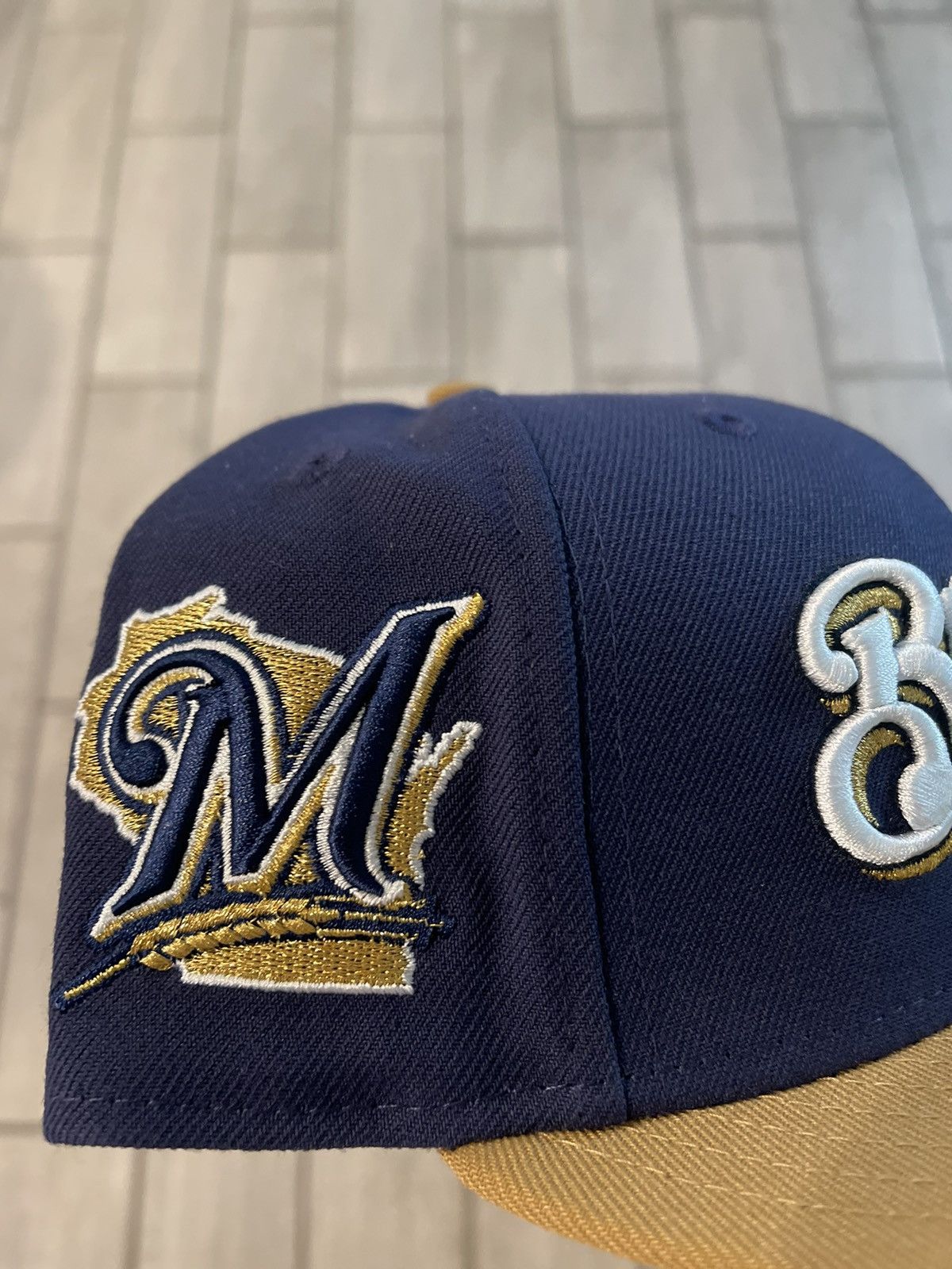Hat Club × New Era Milwaukee Brewers Hat Club MLB Script Collection Size ONE SIZE - 2 Thumbnail