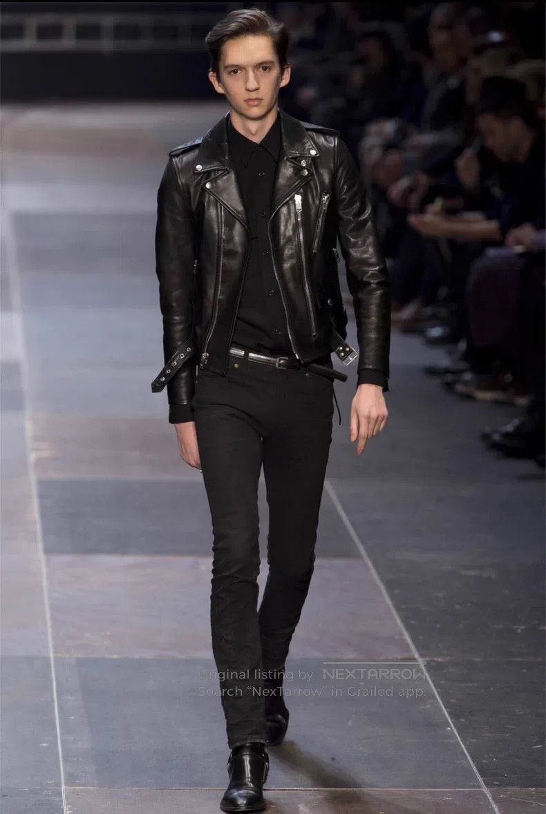 Saint Laurent Paris Saint Laurent Paris Motorcycle Leather Jacket Size US M / EU 48-50 / 2 - 7 Thumbnail
