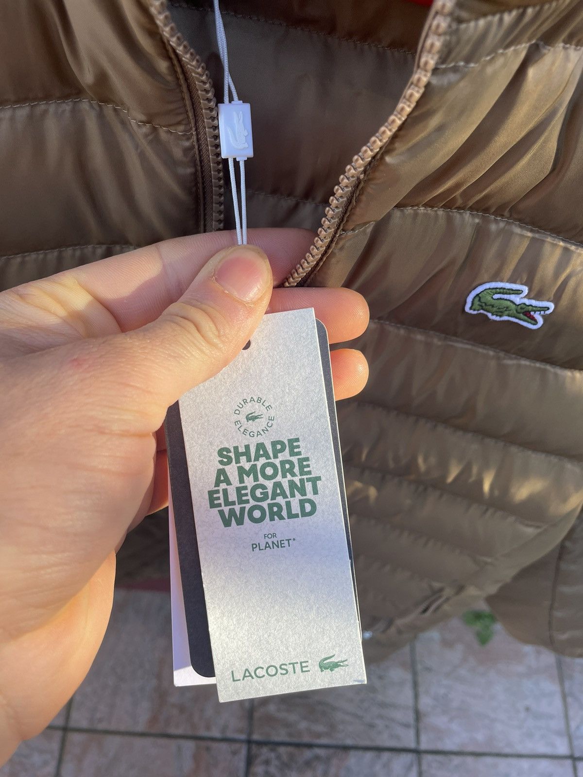 Lacoste Lacoste sand brown down jacket Size US M / EU 48-50 / 2 - 11 Thumbnail